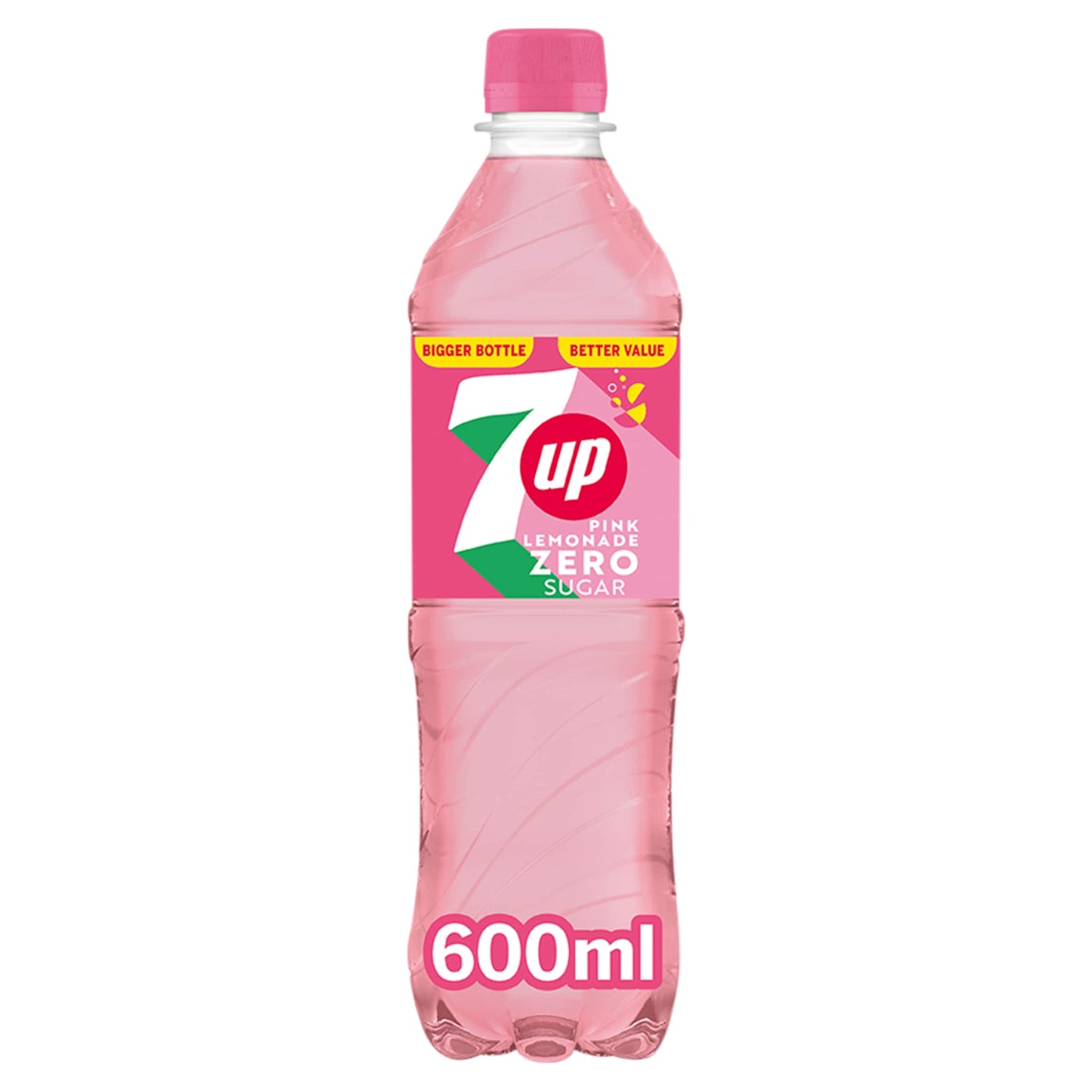 7UP PINK LEMONADE ZERO SUGAR 600ML — image 1