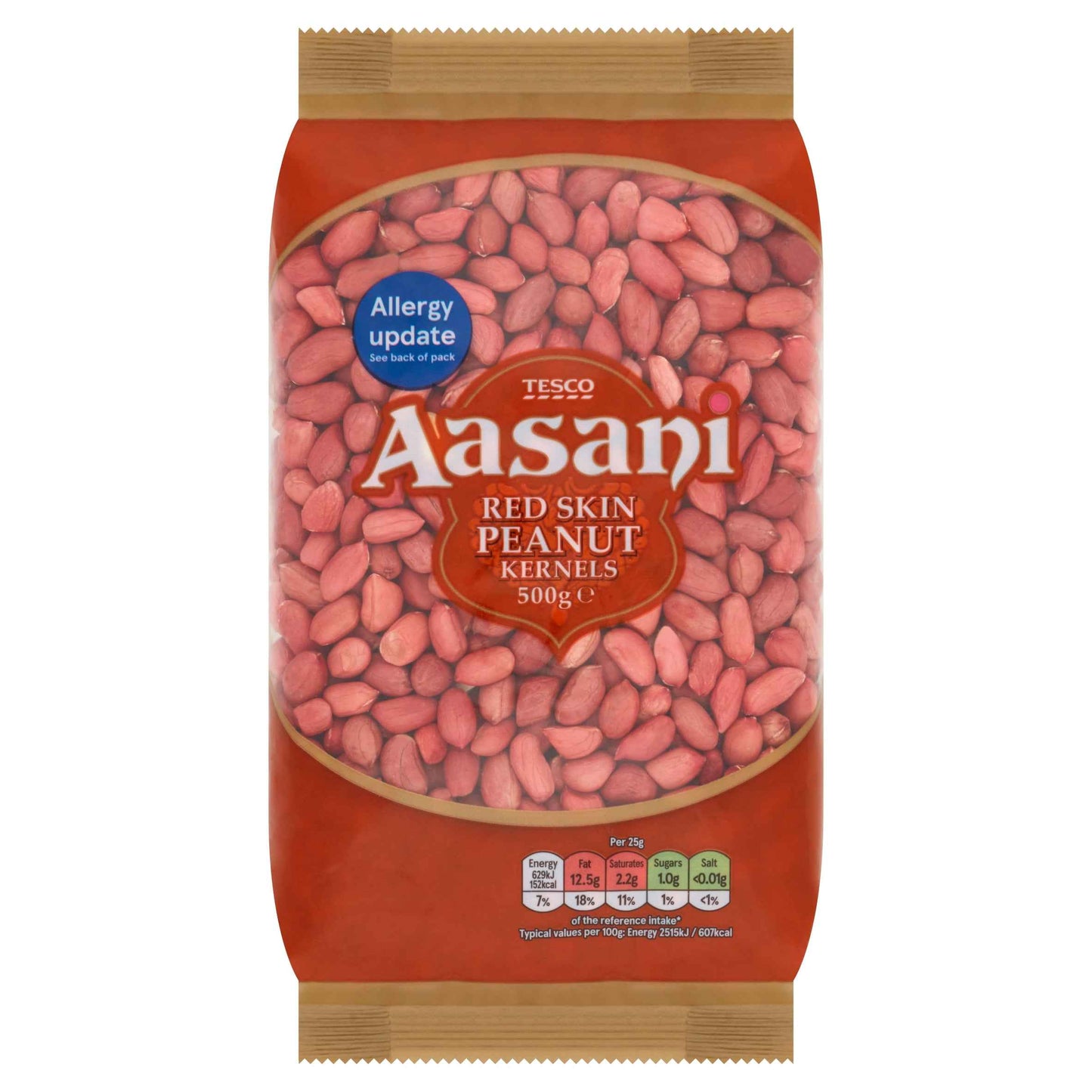 AASANI Red Skin Peanut Kernels 500g