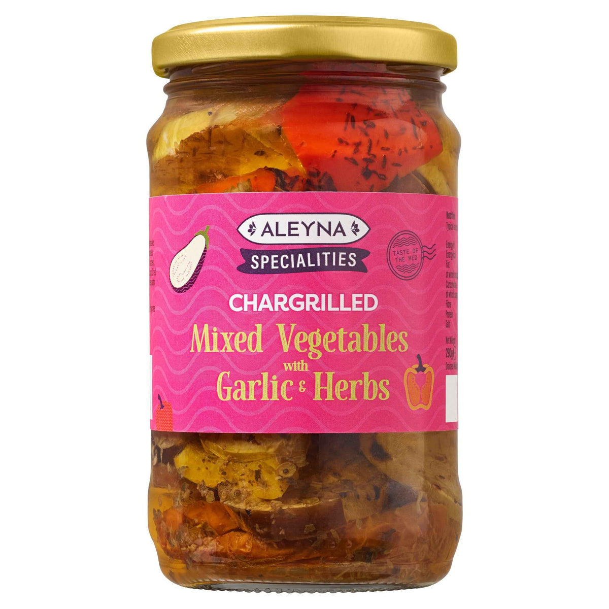 ALEYNA Specialities Chargrilled Mixed Vegetables With Garlic & Herbs