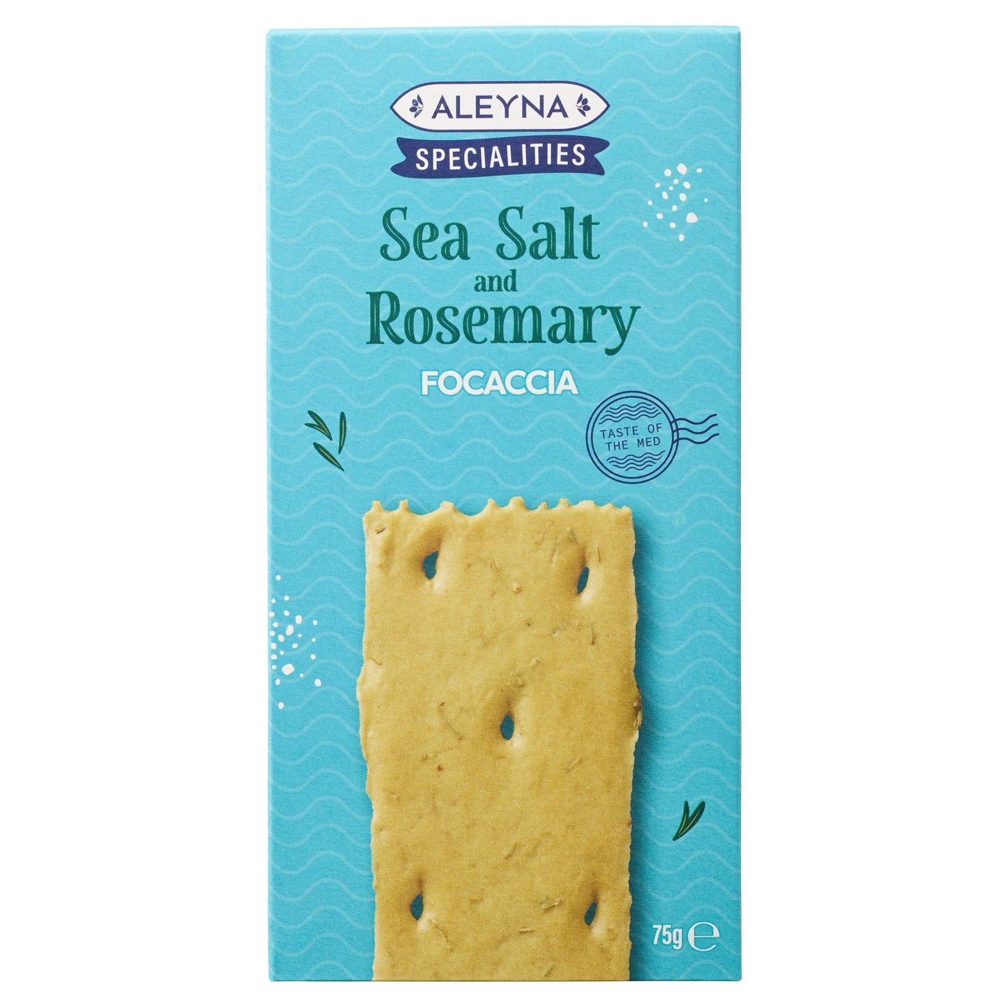 Aleyna Specialities Sea Salt and Rosemary Focaccia 75g — image 1