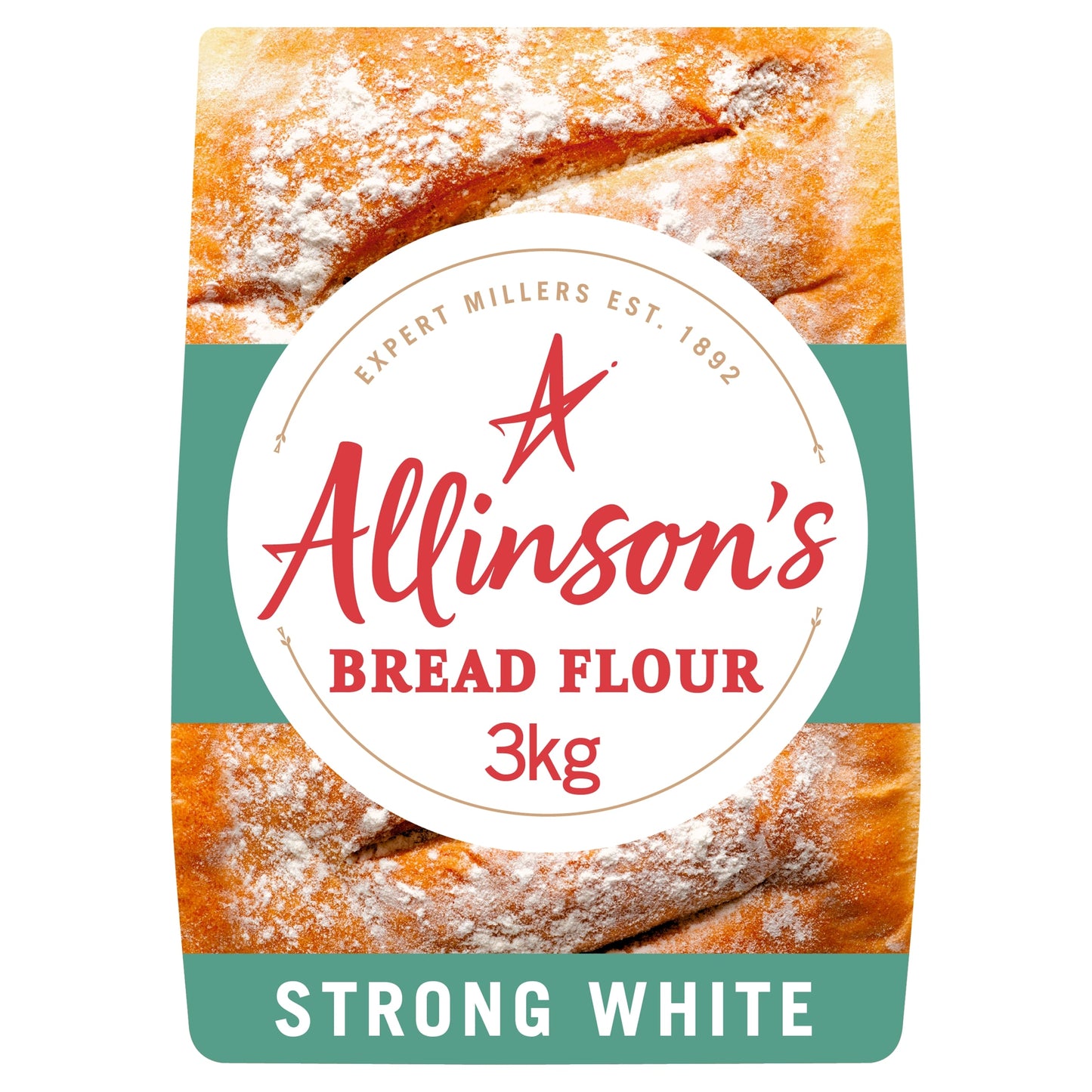 Allinsons Strong White Flour 3Kg — image 1