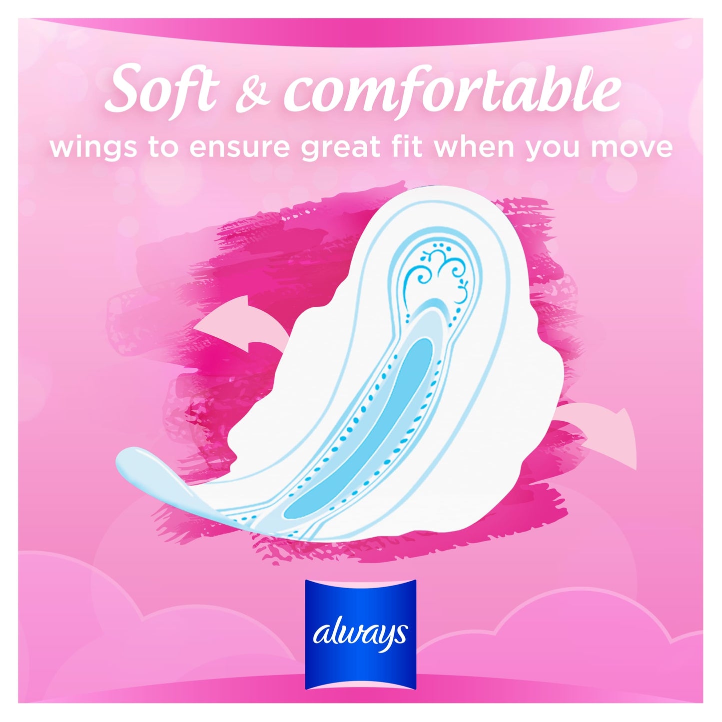 Always Sensitive Long Size 2 Sanitary Towels With Wings 12 Pack — image 5
