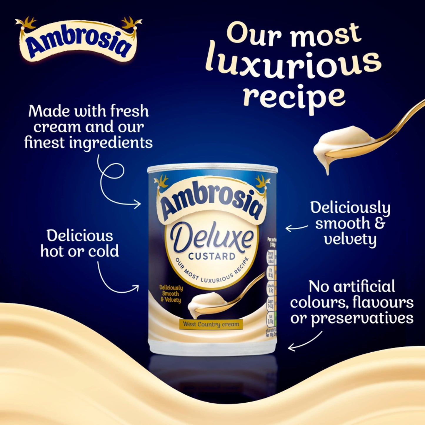 Ambrosia Deluxe Custard 400G — image 4