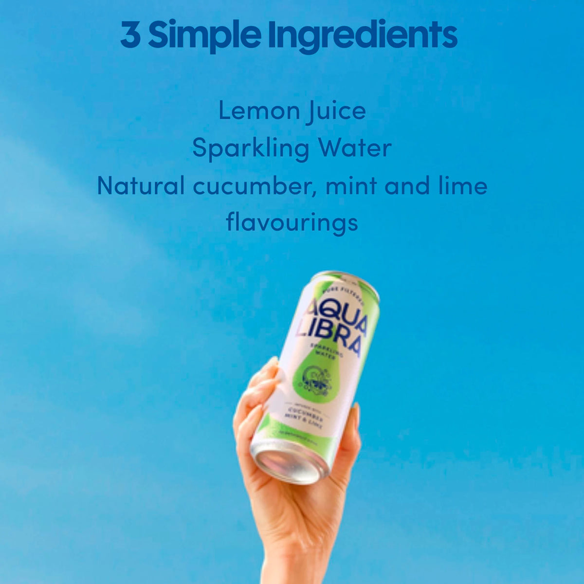 Aqua Libra Sparkling Water Cucumber, Mint and Lime 4 x 330ml — image 5