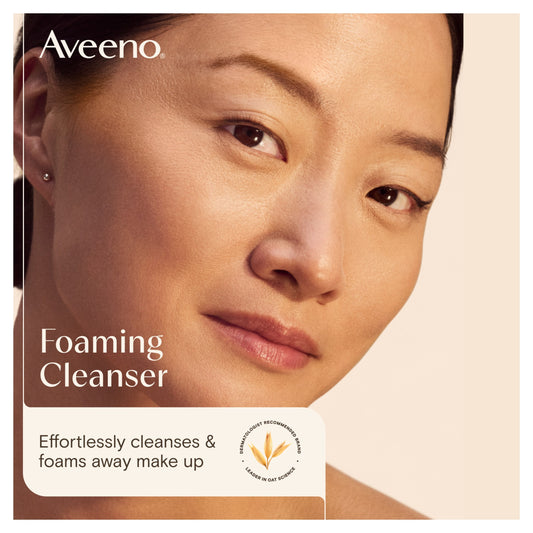 Aveeno Face Calm & Restore Foaming Cleanser 200ml — image 2