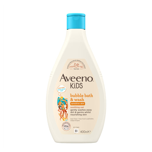 Aveeno Kids Bubble Bath & Wash 400ml — image 2