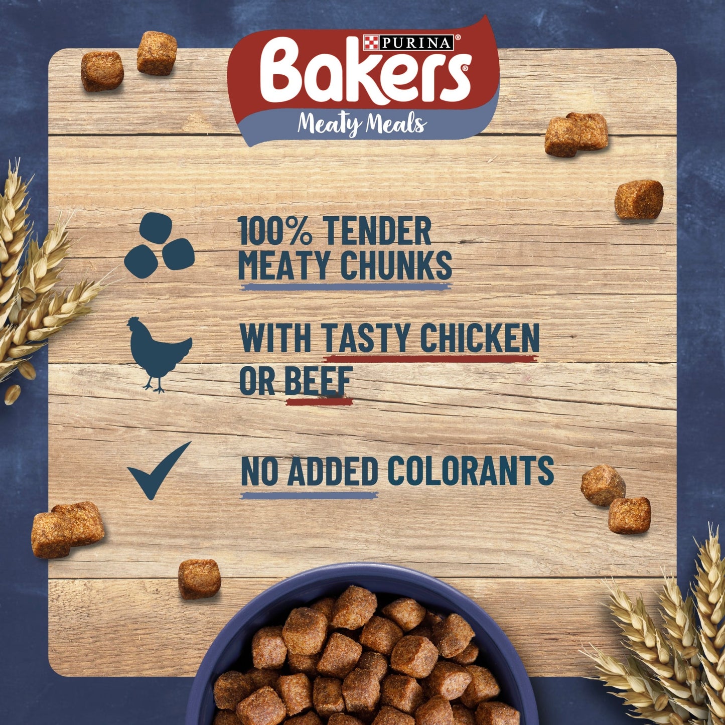Bakers Meaty Meals Adult Dry Dog Food Beef 2.7kg — image 6