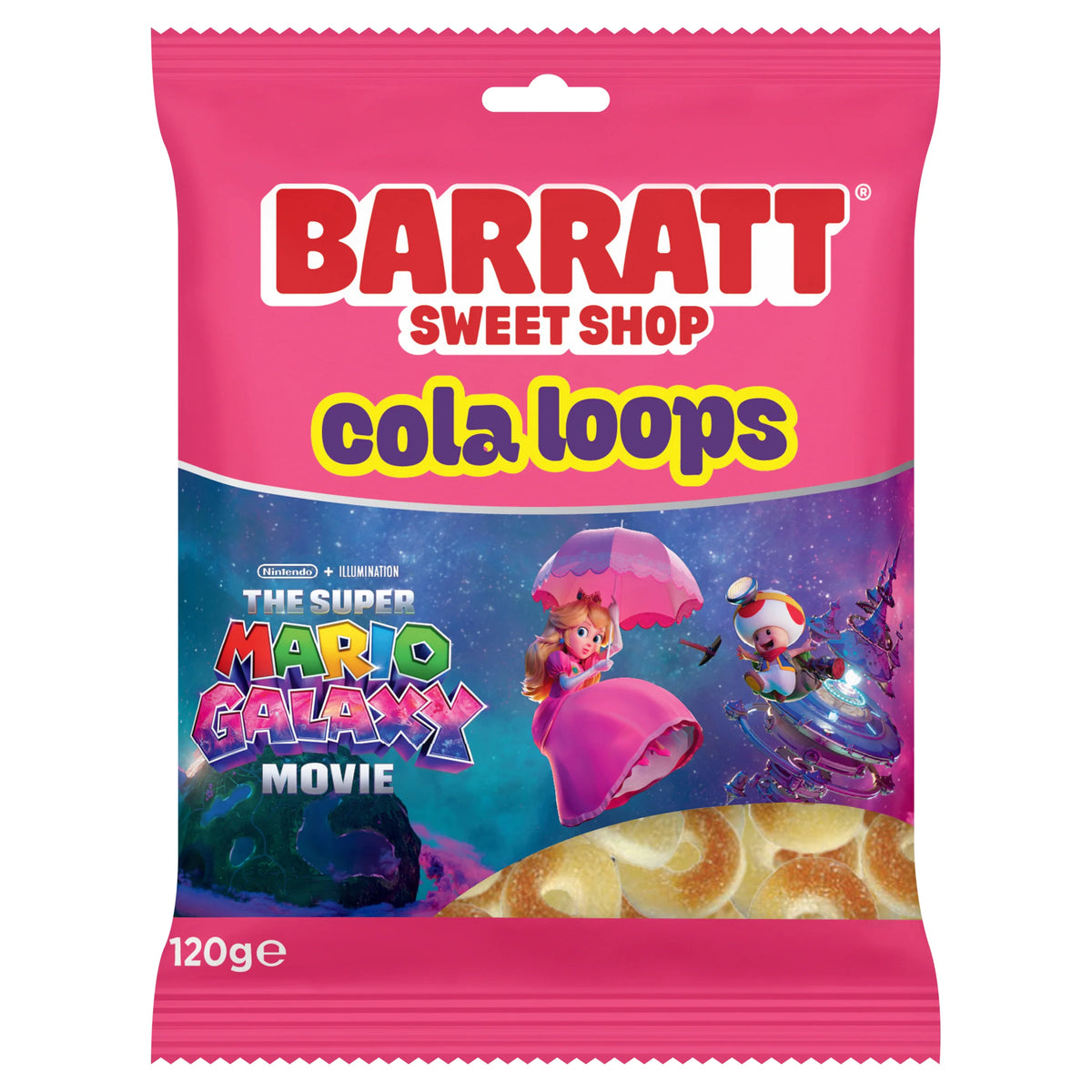 BARATT THE SUPER MARIO GALAXY COLA LOOPS 120G — image 1