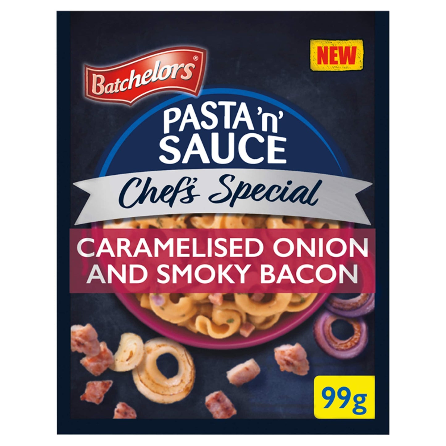 Batchelors Pasta & Sauce Caramelised Onion & Smoky Bacon 99G — image 1
