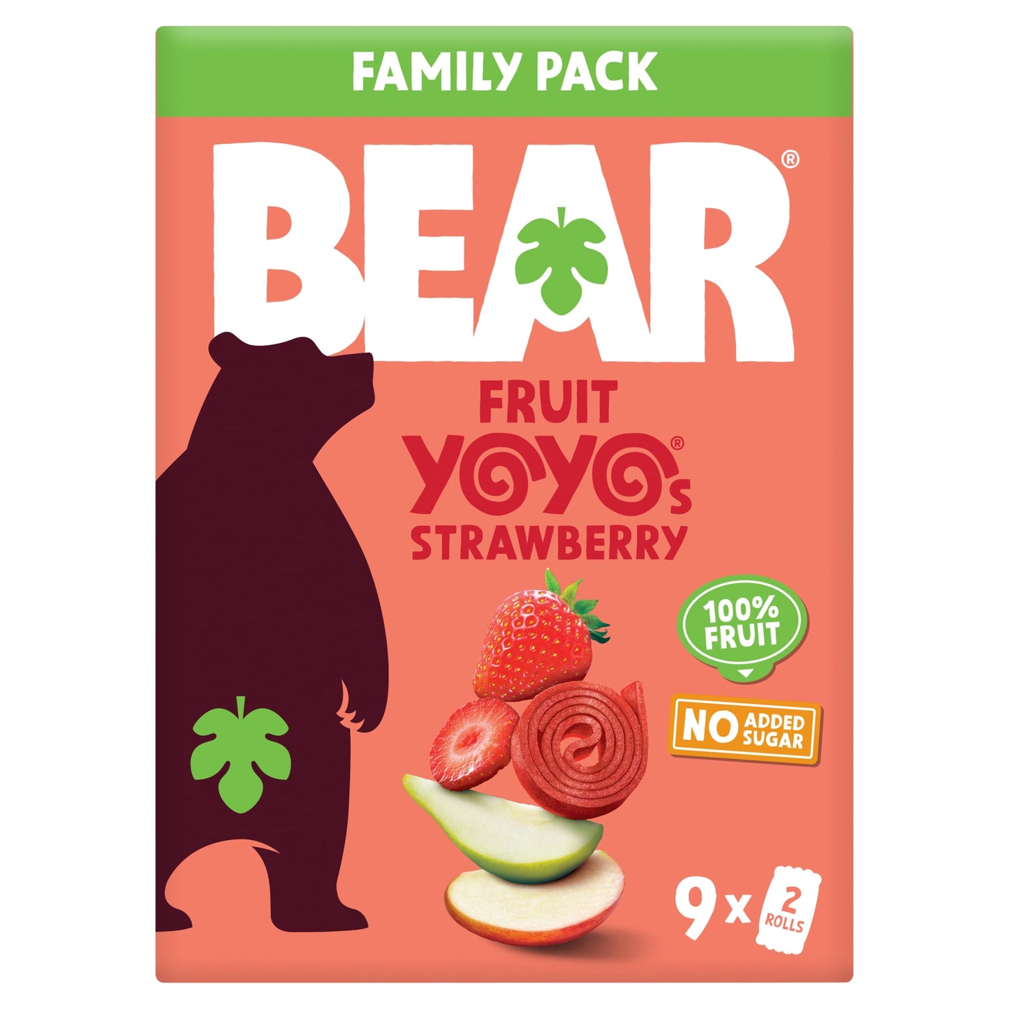 BEAR Strawberry Yoyos 9 X 20g