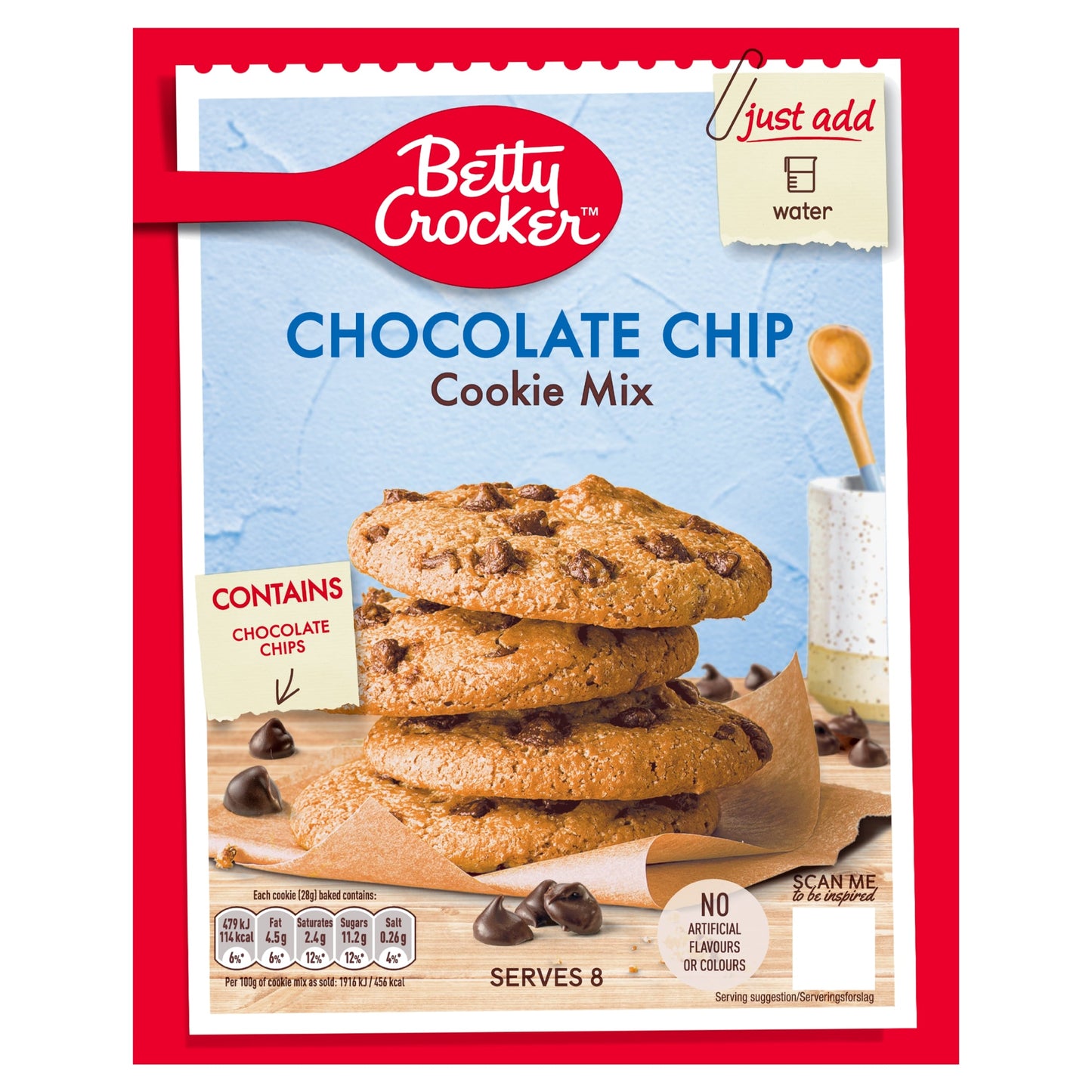 Betty Crocker Chocolate Chip Cookie Mix 200G — image 1