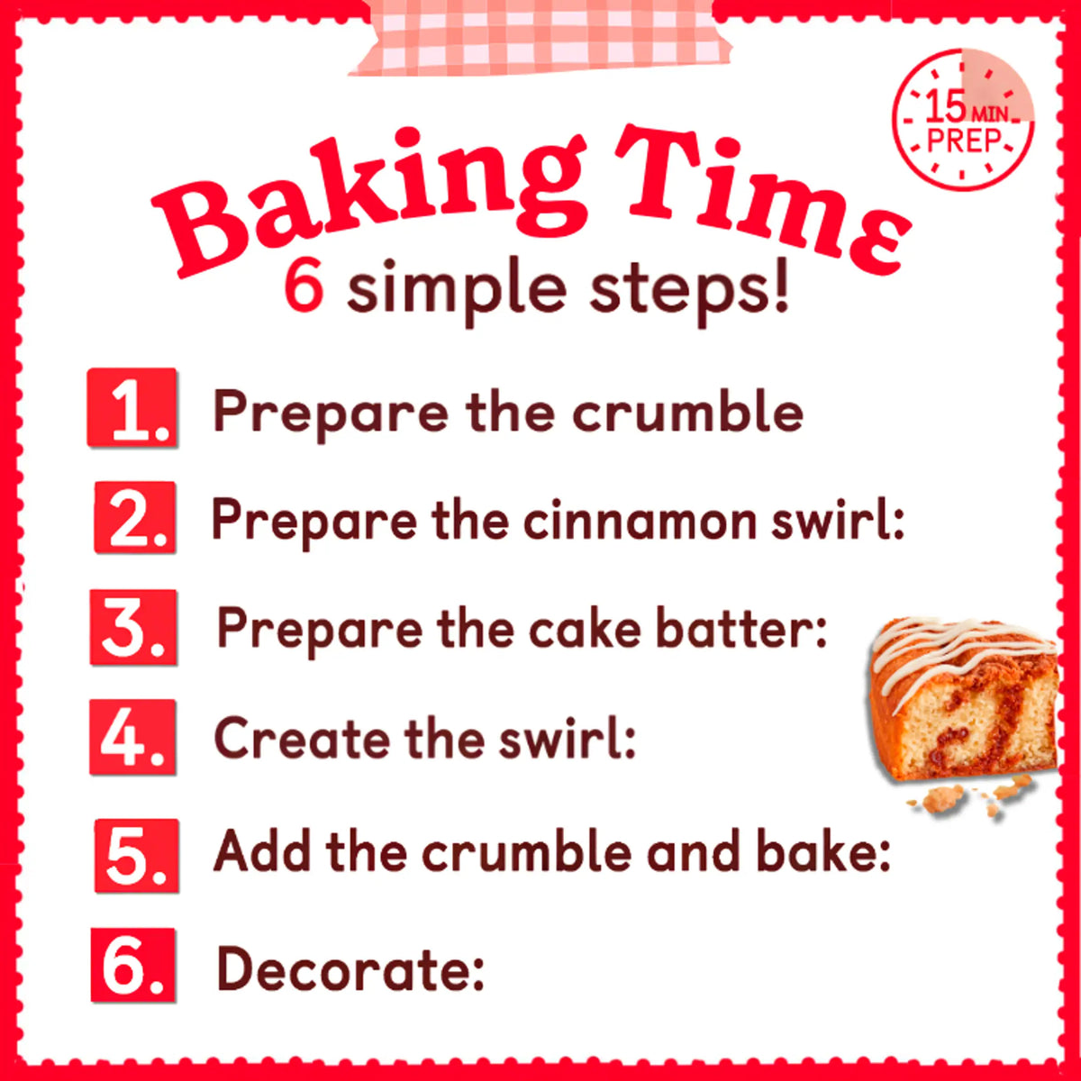Betty Crocker Cinnamon Swirl Cake Kit 465g — image 5