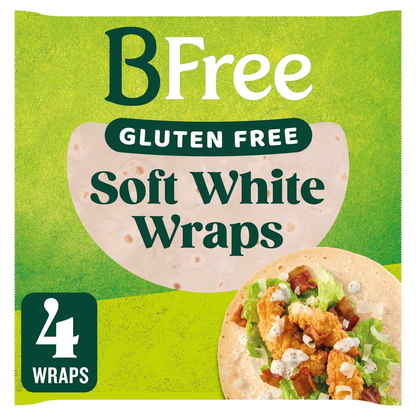 BFree Gluten Free Soft White Wraps 4 x 42g (168g) — image 1