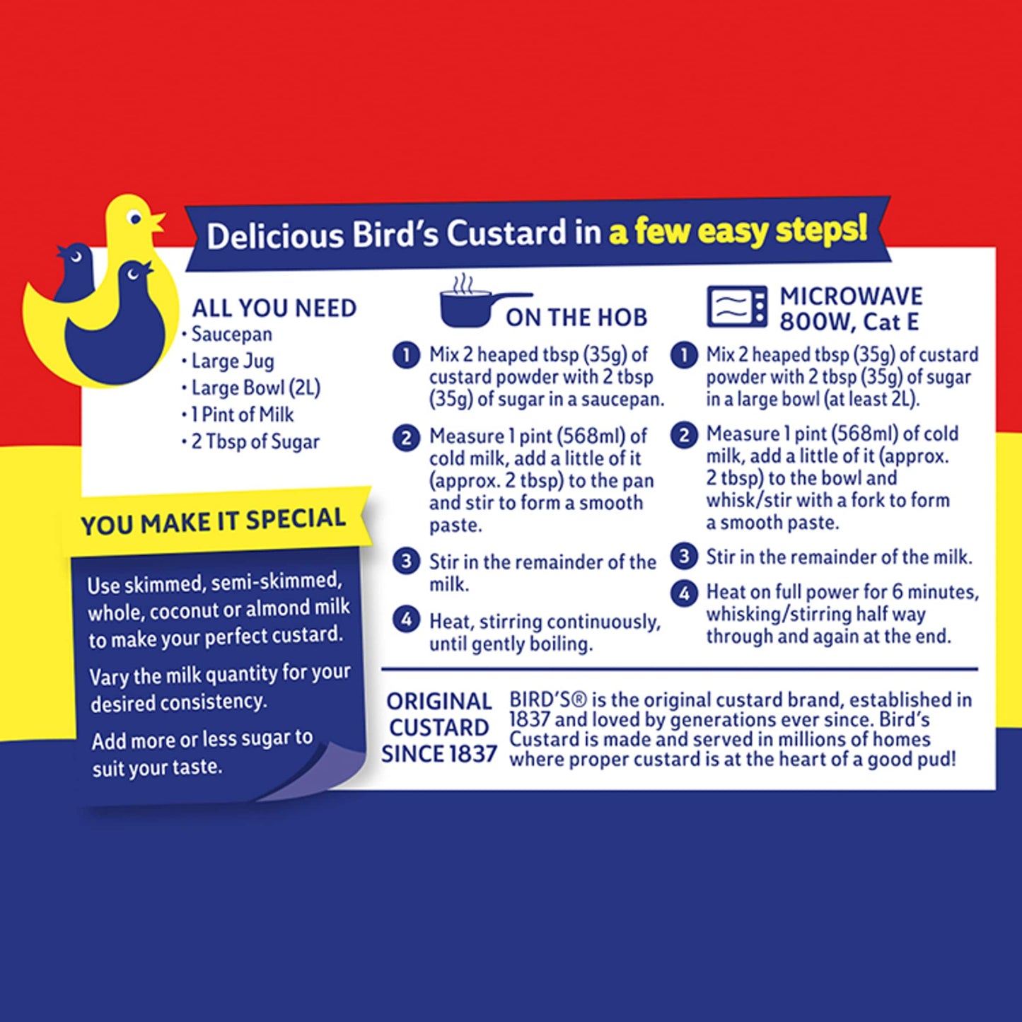 Bird's Original Custard Powder 350g — image 5