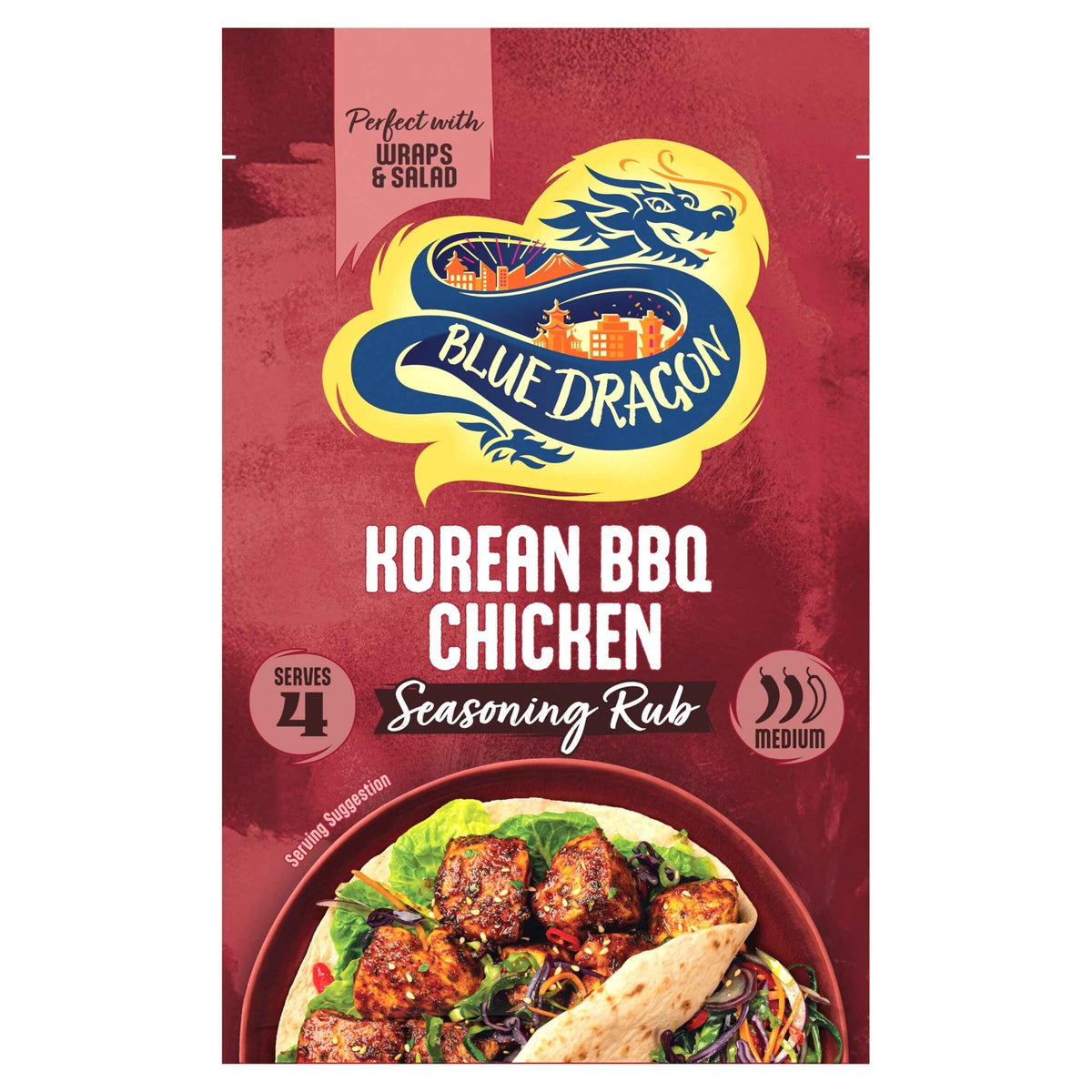 BLUE DRAGON Korean Bbq Chicken Seasoning Rub 25g