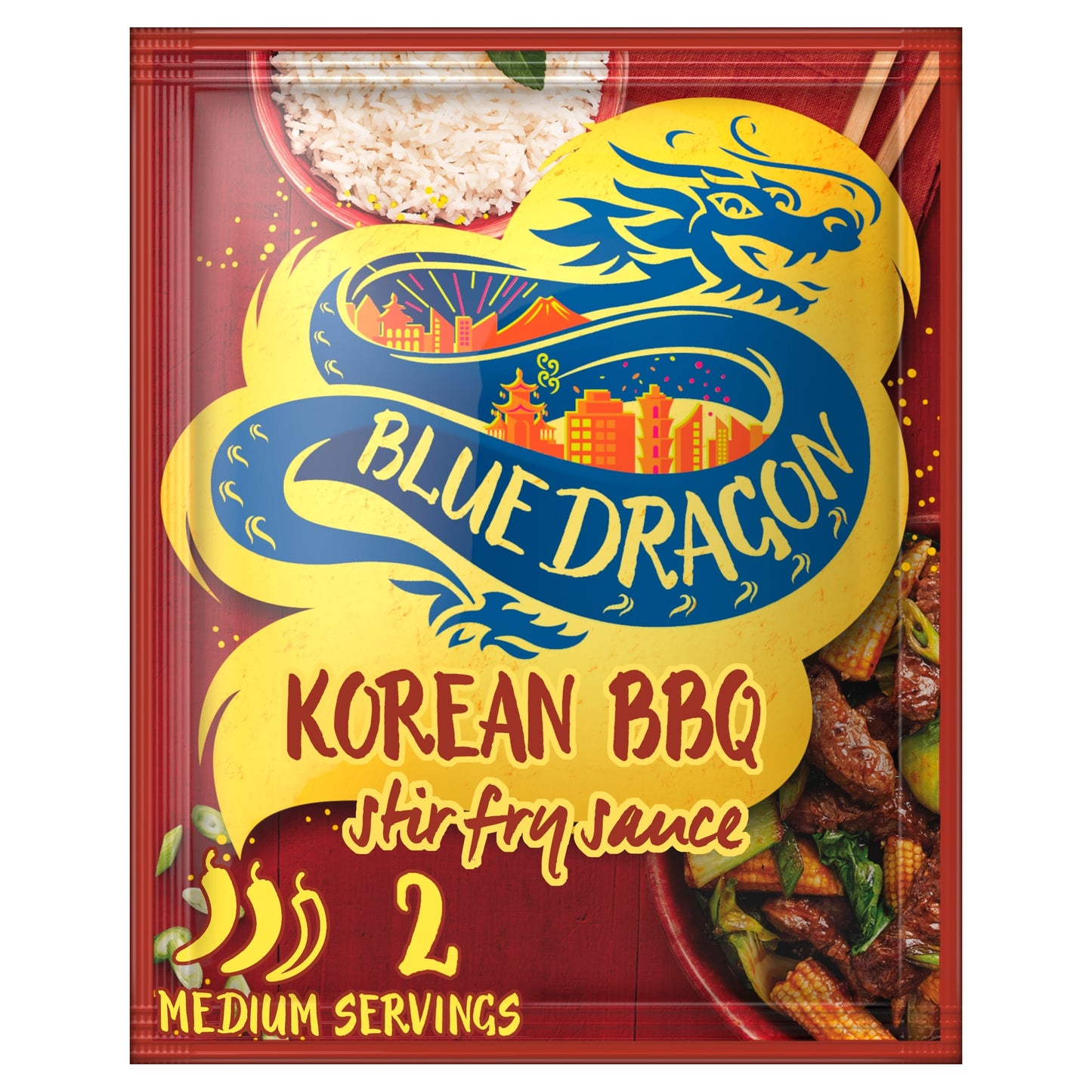 Blue Dragon Korean Bbq Stir Fry Sauce 120G — image 1
