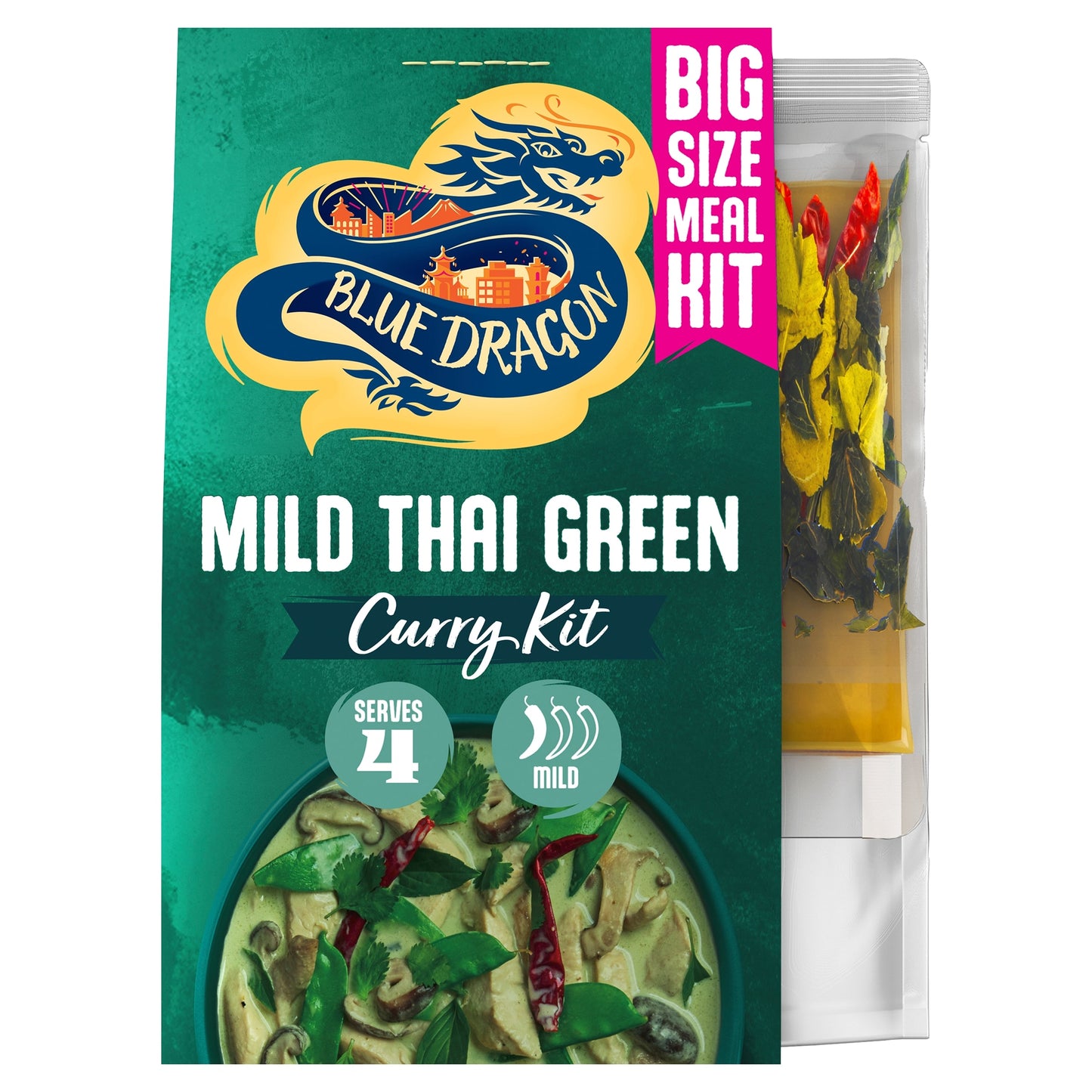 Blue Dragon Mild Thai Green Curry Large Meal Kit 501g — image 1