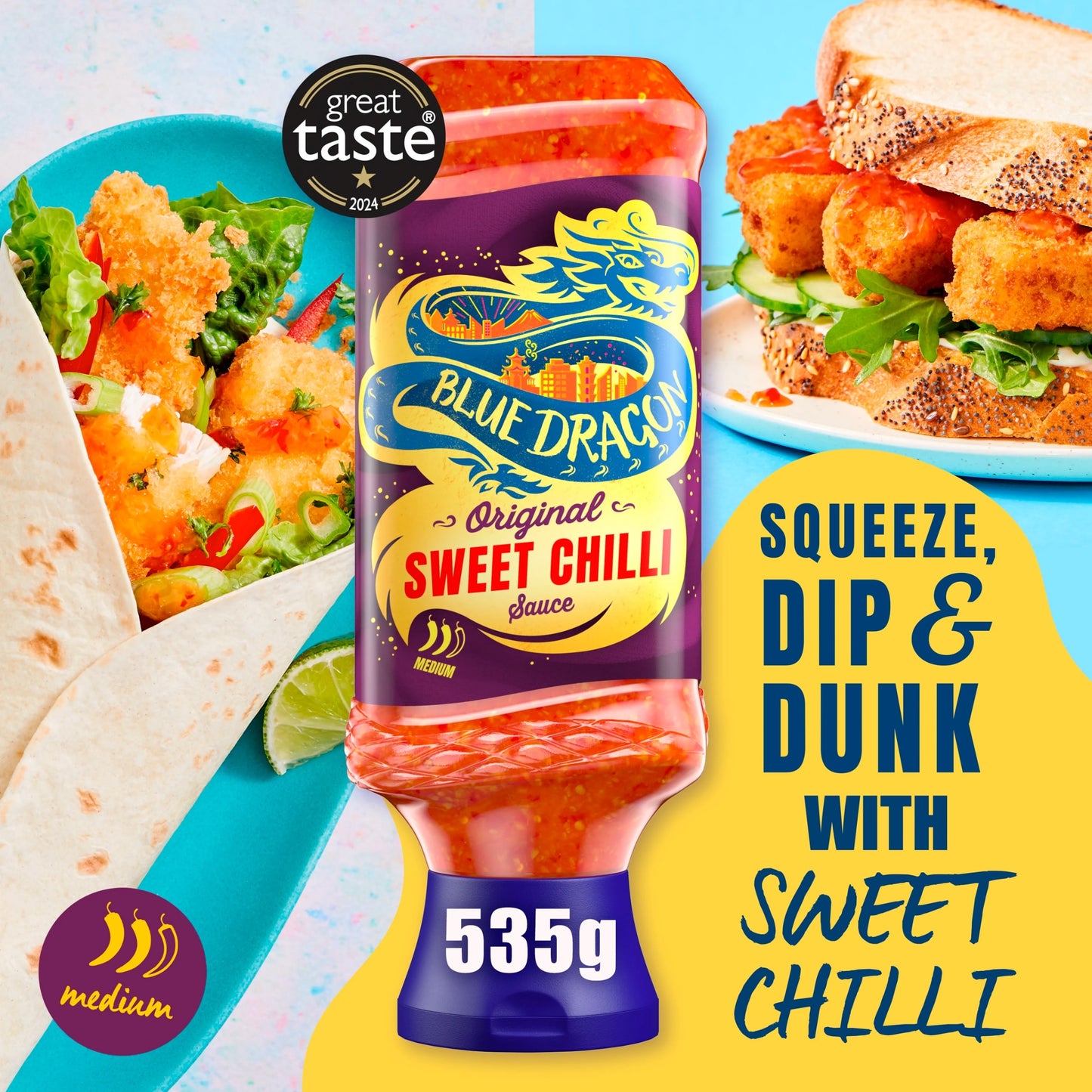 Blue Dragon Original Thai Sweet Chilli Dipping Sauce 535g — image 4