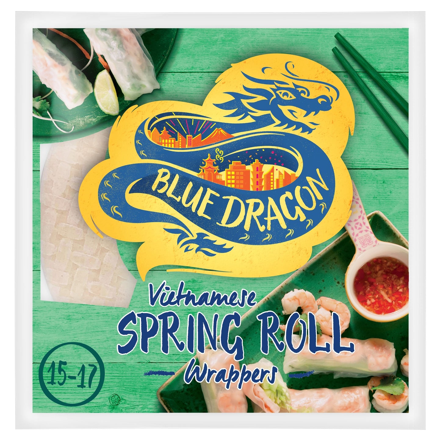 Blue Dragon Spring Roll Wrappers 134g — image 1