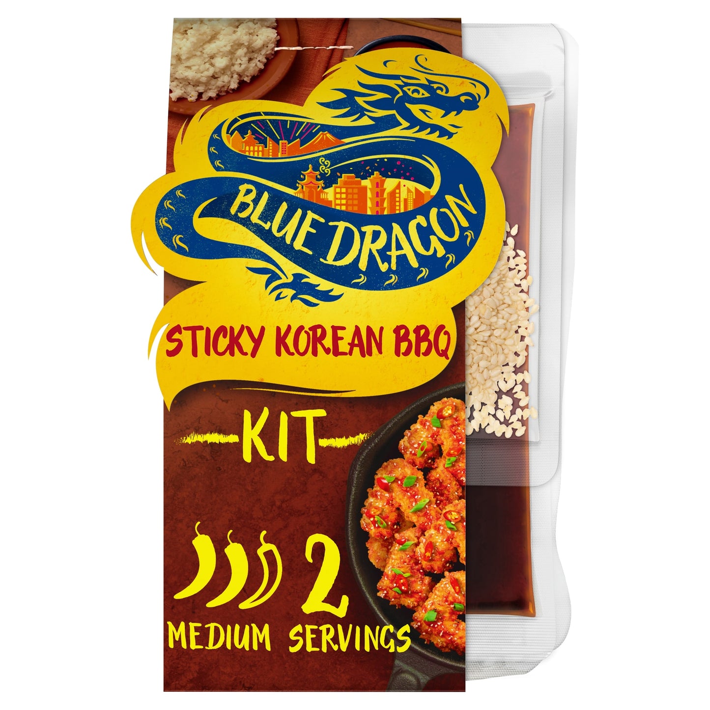 Blue Dragon Sticky Korean Bbq Meal Kit 222G — image 1