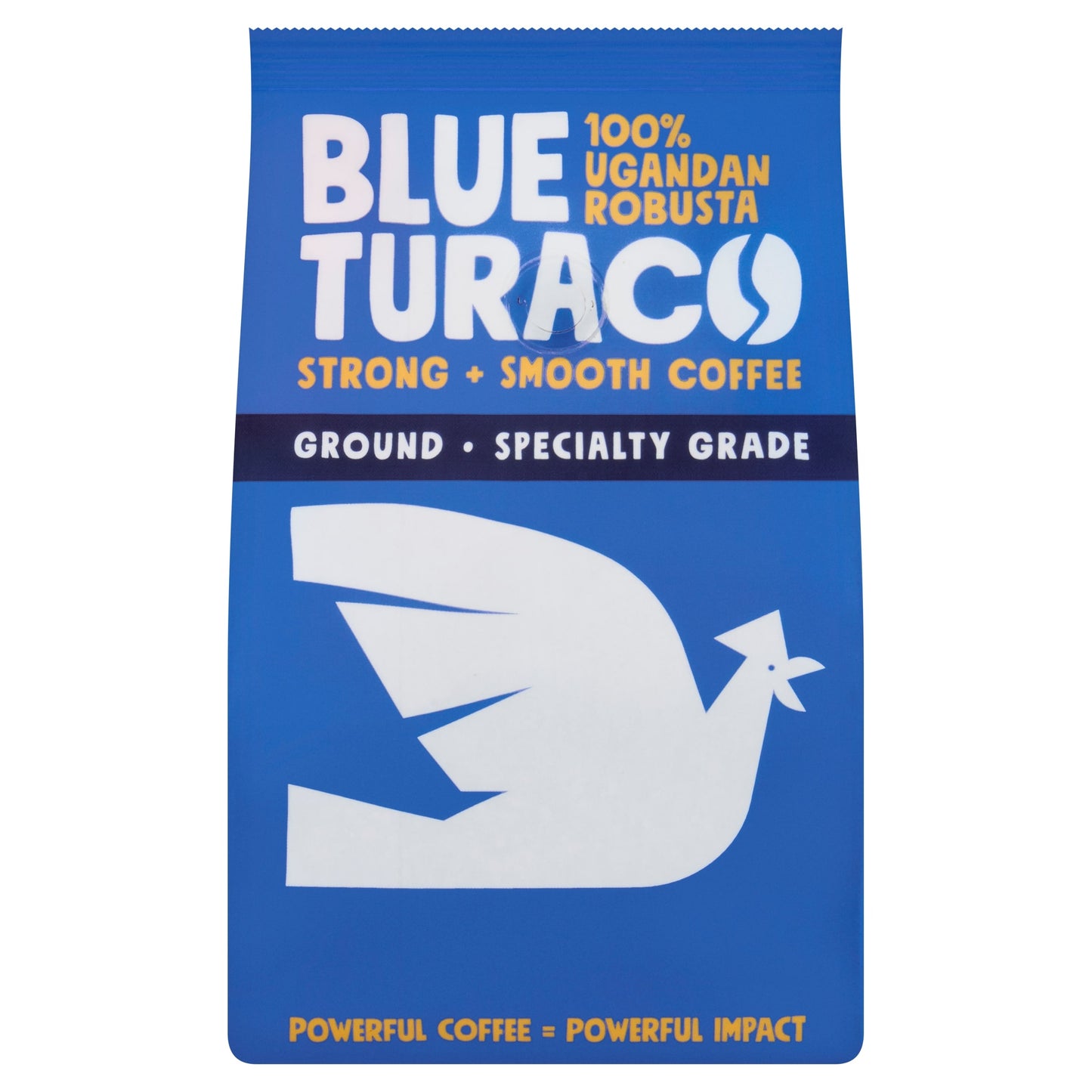 Blue Turaco Coffee Ground 100% Specialty Ugandan Robusta 227g — image 1
