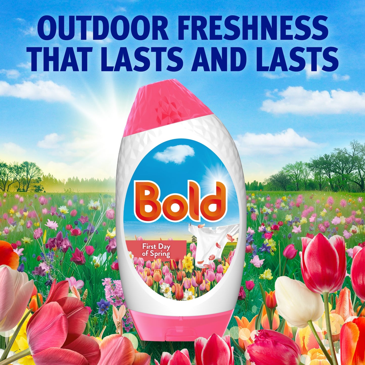 Bold Washing Liquid Gel First Days Of Spring 40 Washes 1.32L — image 5