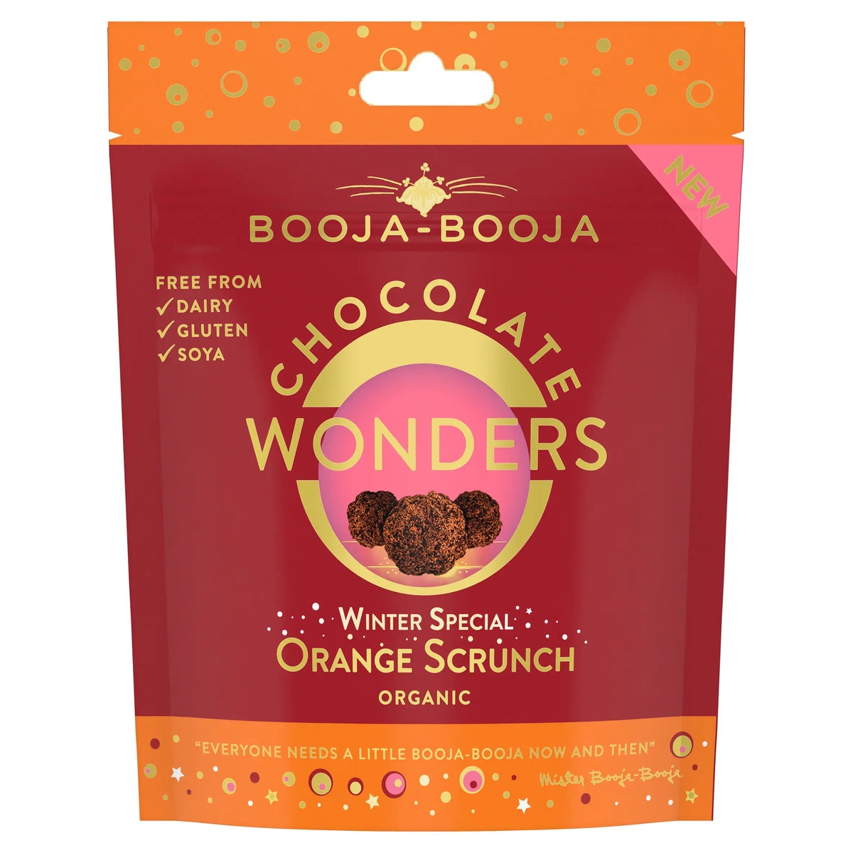 Booja-Booja Orange Scrunch Chocolate Wonders 65g — image 1