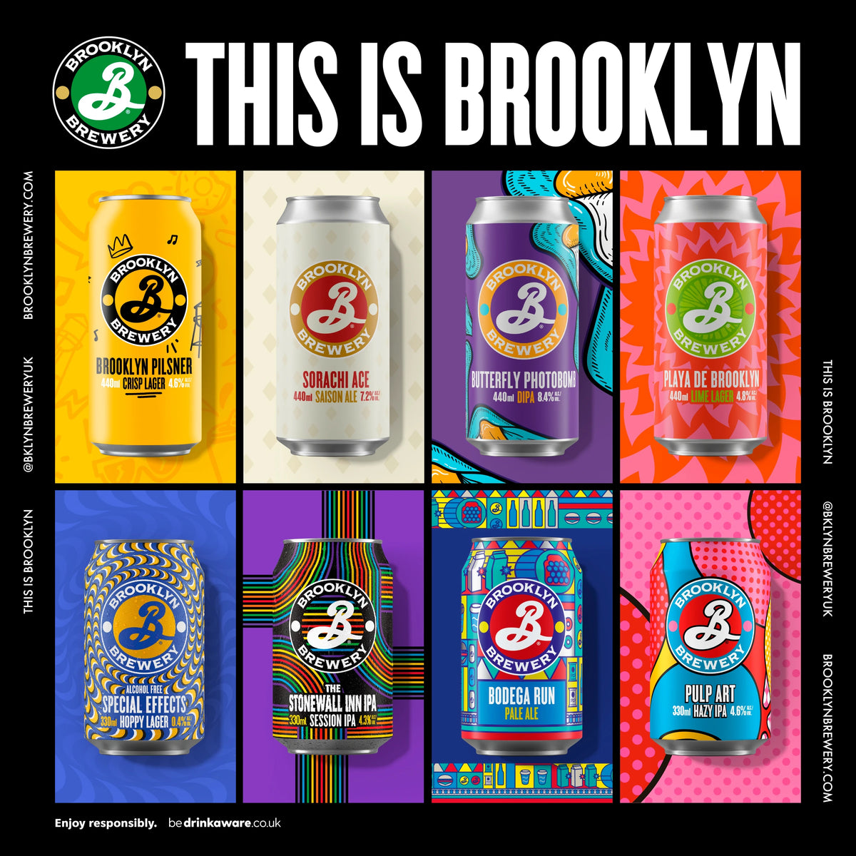 Brooklyn Brewery Special Effects Alcohol Free Hoppy Lager Beer Can 4x330ml — image 3