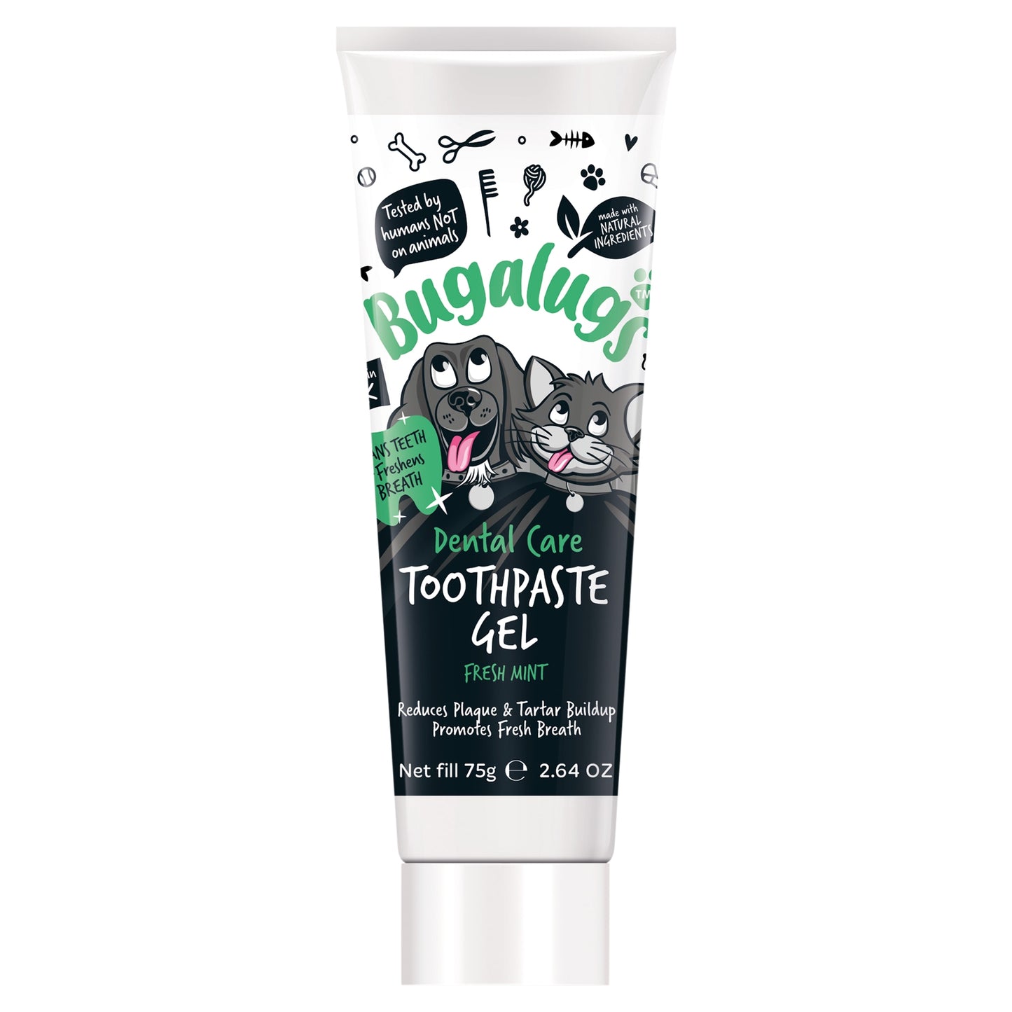 Bugalugs Dental Care Tooth Paste Gel Fresh Mint Dog & Cat 75g — image 1