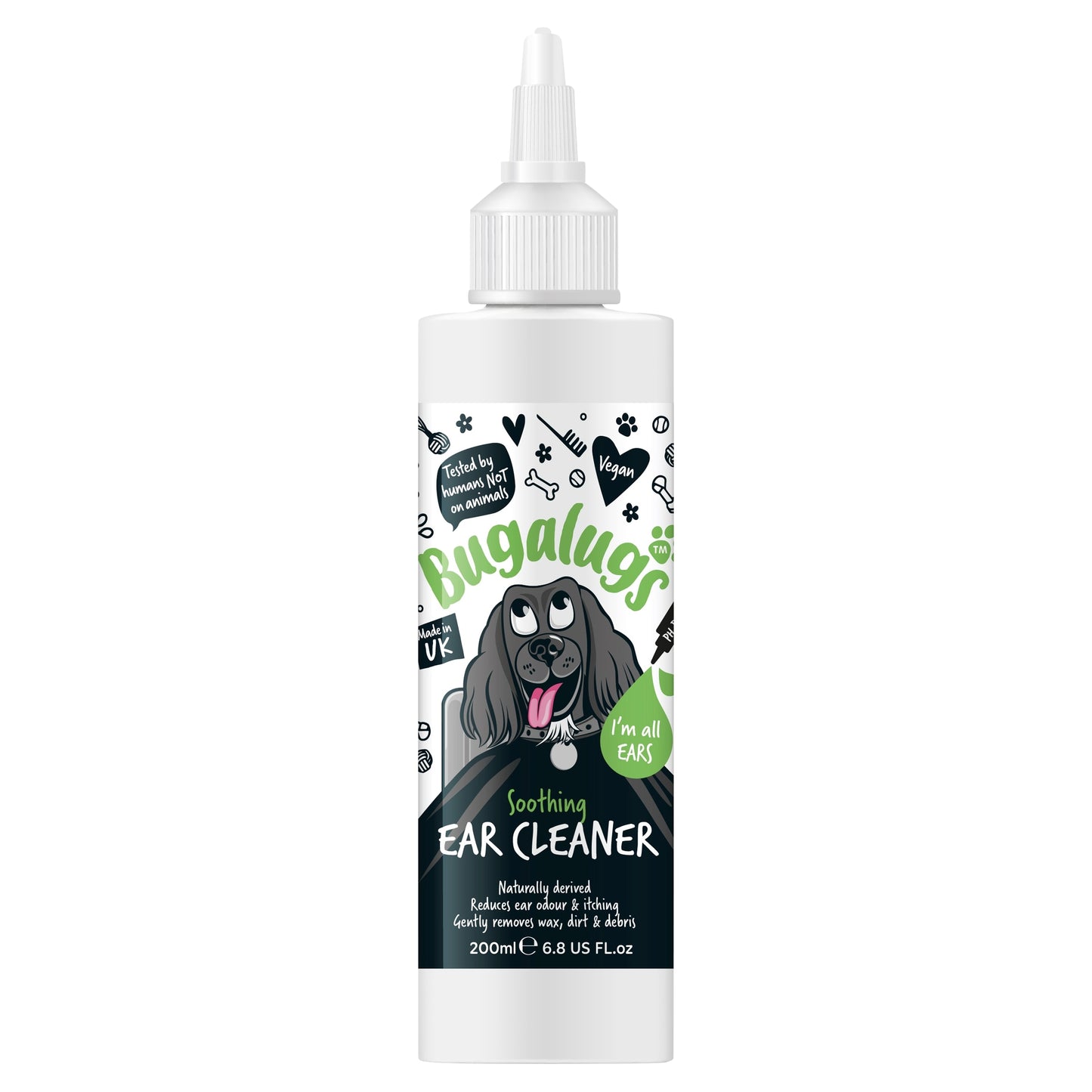 Bugalugs Soothing Dog Ear Cleaner 200ml — image 1