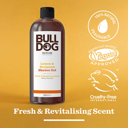 Bulldog Skincare Lemon & Bergamot Men's Shower Gel 500ml — image 2