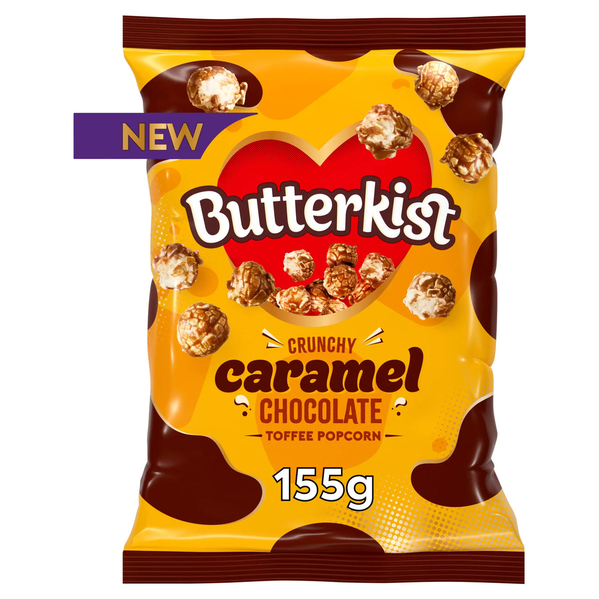Butterkist Caramel Chocolate Flavoured Toffee Popcorn 155g — image 1