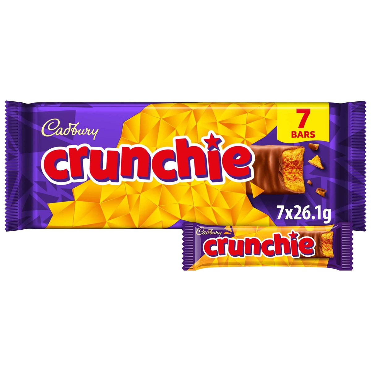 Cadbury Crunchie Multipack 7pk 26.1g