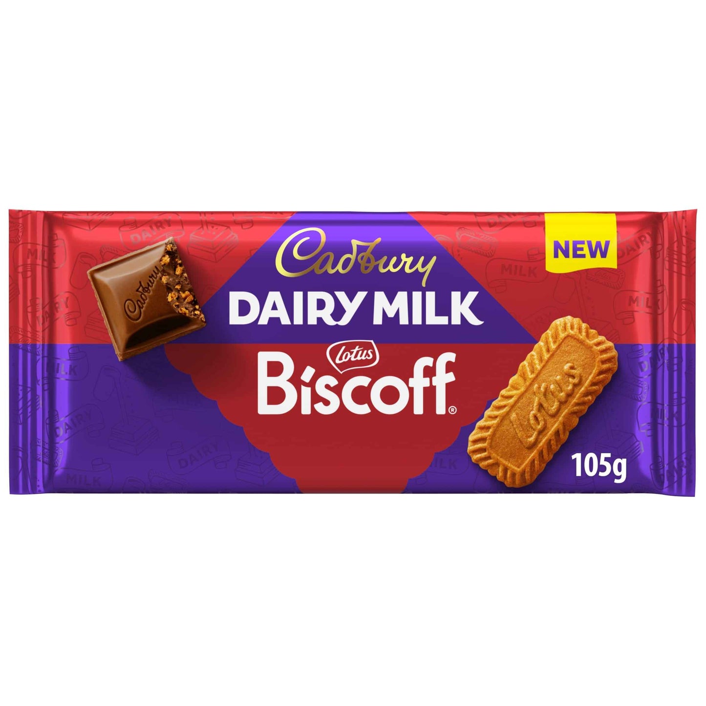 Cadbury Dairy Milk Biscoff Chocolate Bar 105g