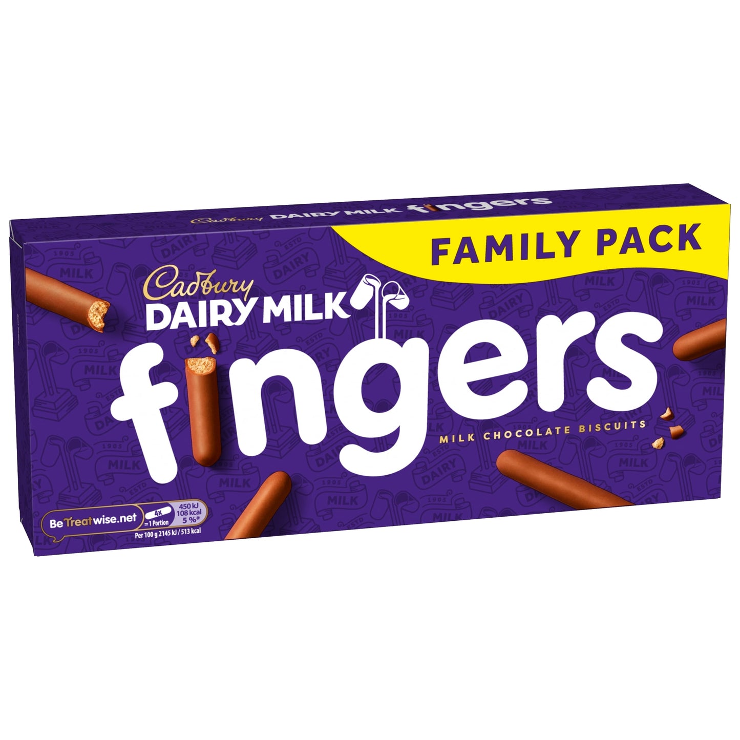 Cadbury Dairy Milk Chocolate Fingers Biscuits 189g — image 5
