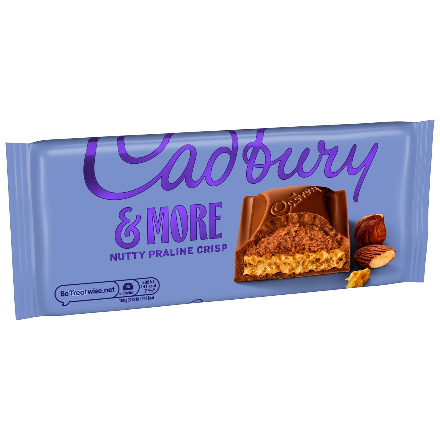 Cadbury Dairy Milk &More Nutty Praline Crisp Chocolate Bar 180g — image 5