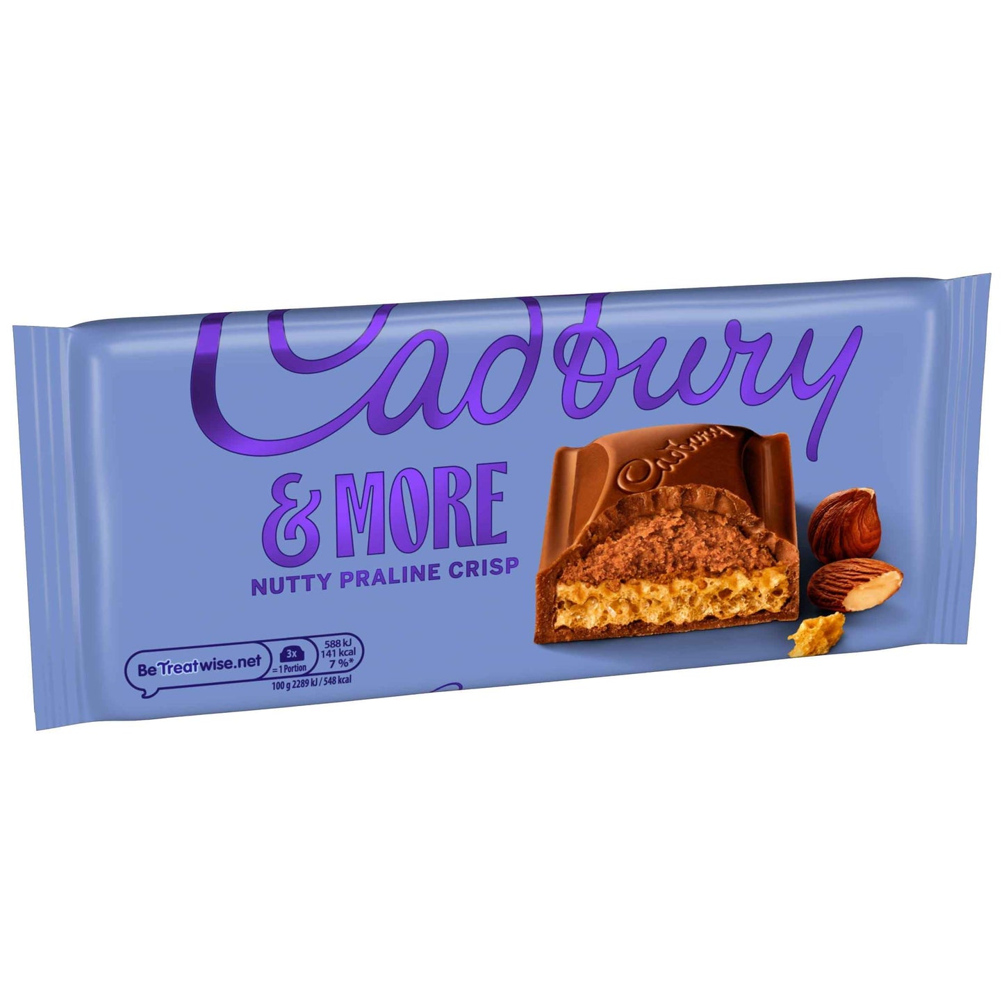 Cadbury Dairy Milk &more Nutty Praline Crisp Chocolate Bar 180g