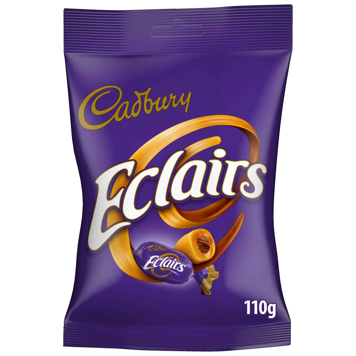 Cadbury Eclairs Caramels With Milk Chocolate Centres 110g