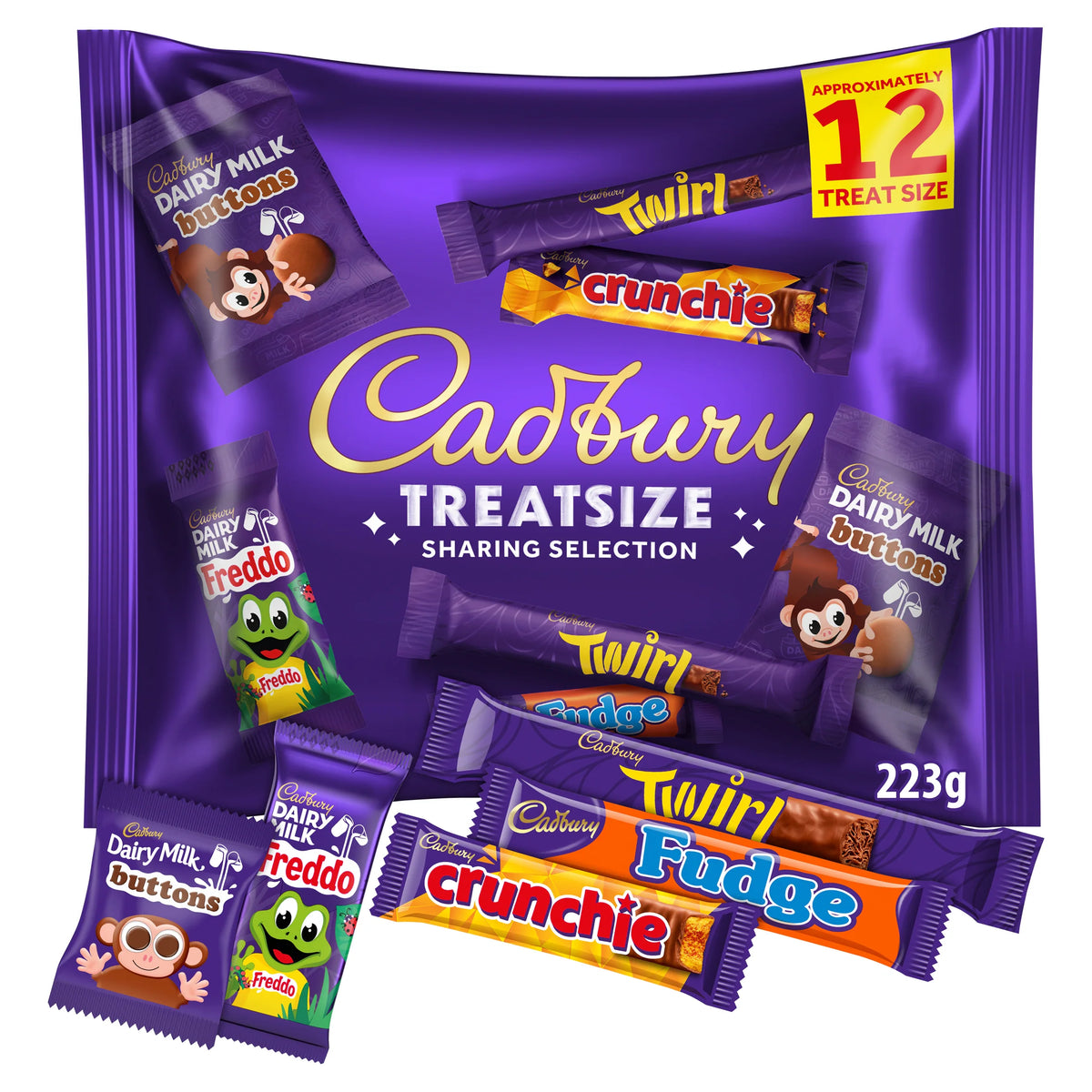 Cadbury Family Treatsize Chocolate Bars Multipack 223G — image 1