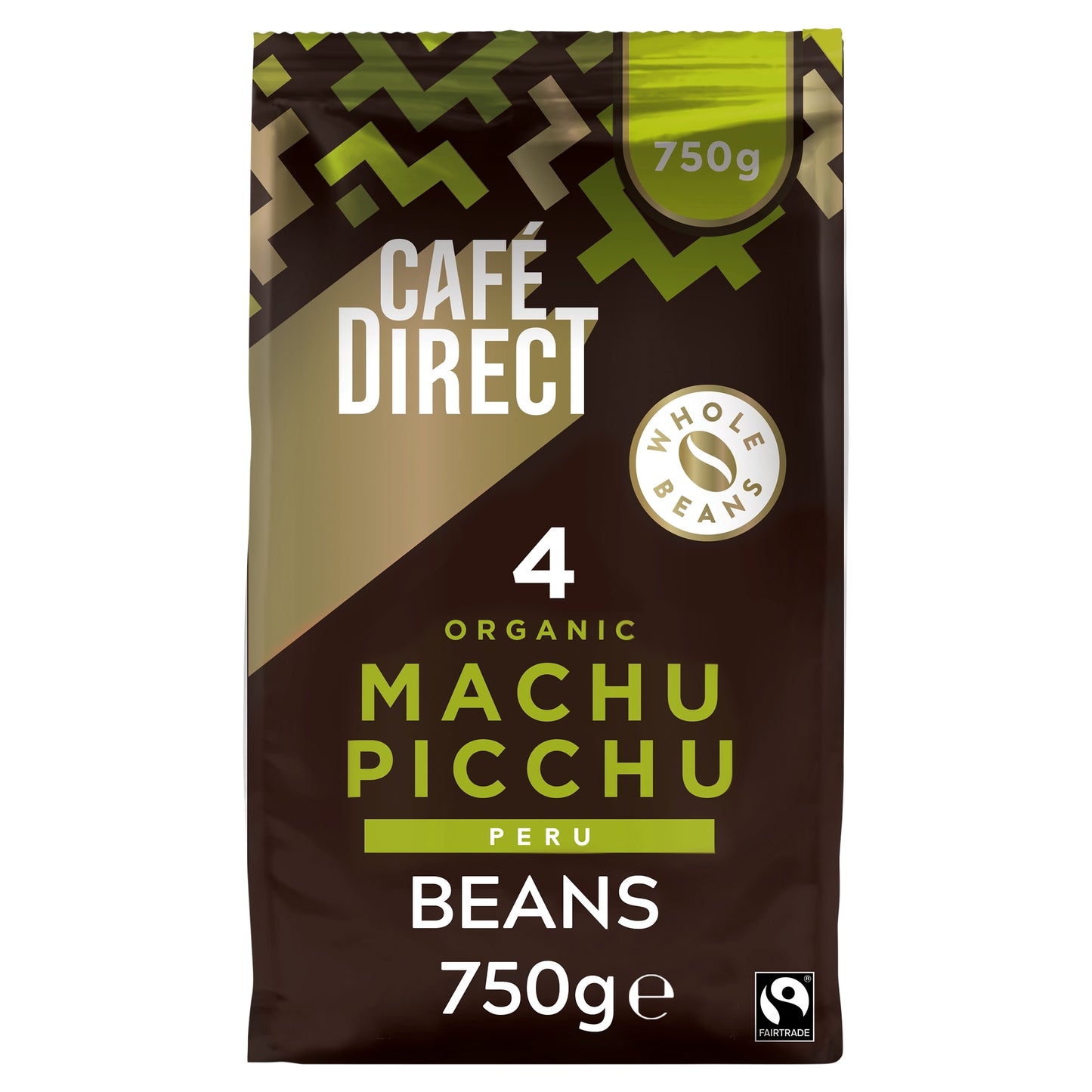 Cafe Direct Organic Machu Picchu Coffee Bean 750G — image 1