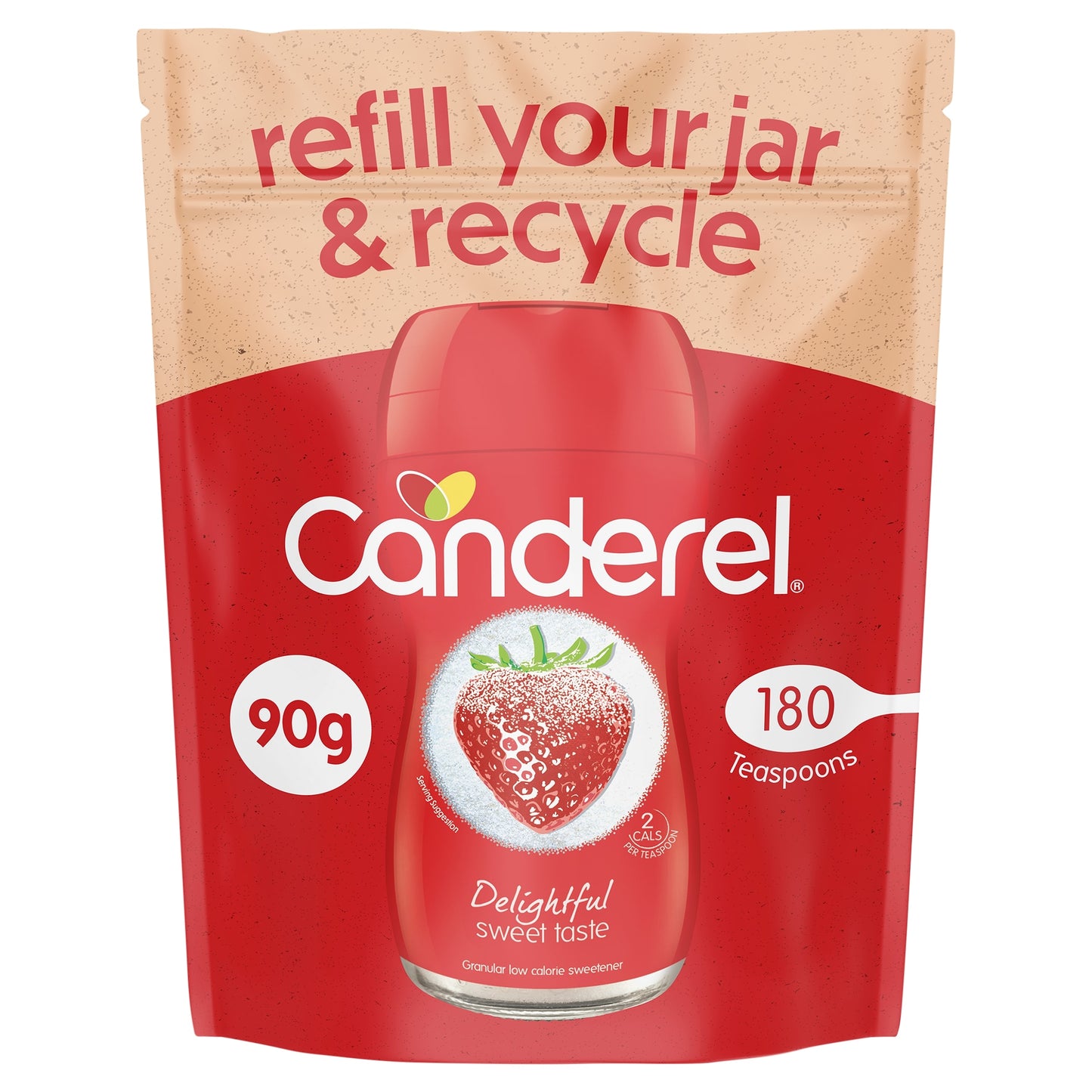 Canderel Granular Sweetener Refill Pack 90g — image 1