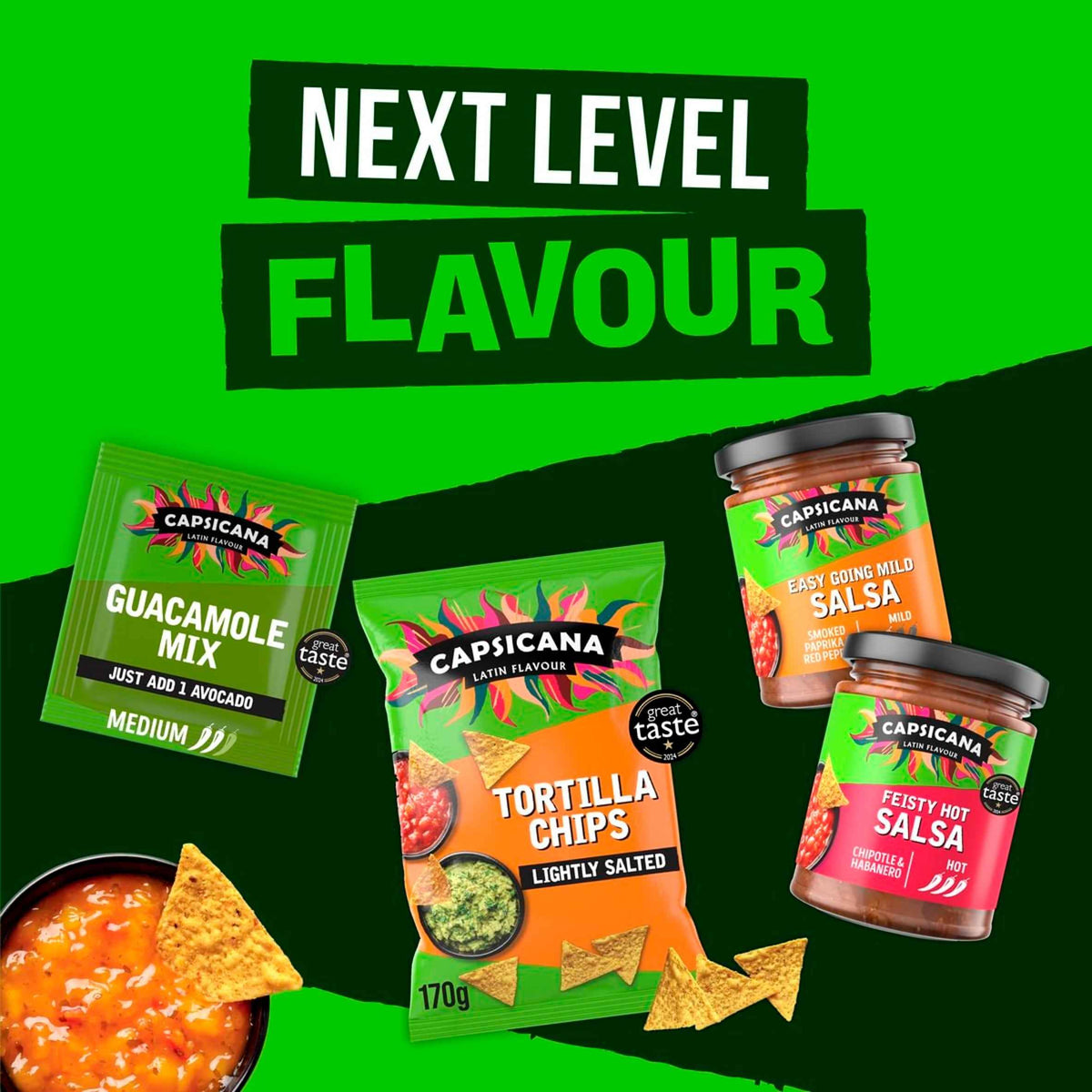 Capsicana Easy-going Salsa 285g pack shot