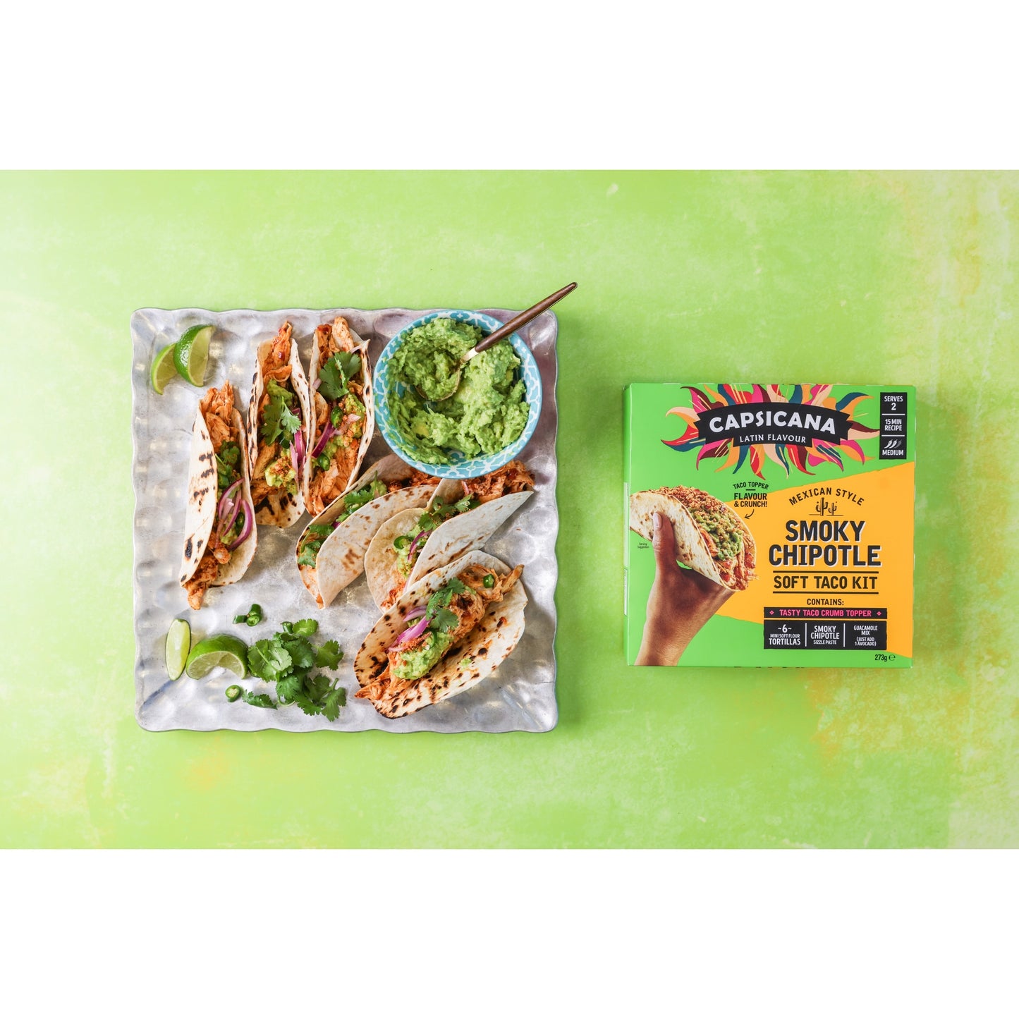 Capsicana Mexican Smoky Chipotle Taco Meal Kit 273g — image 4