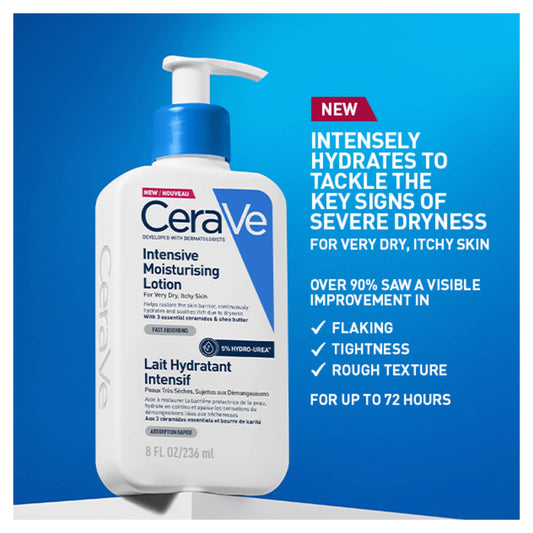 CeraVe Intensive Moisturising Lotion with 5% Hydro-Urea for Very Dry, Itchy Skin 236ml — image 2
