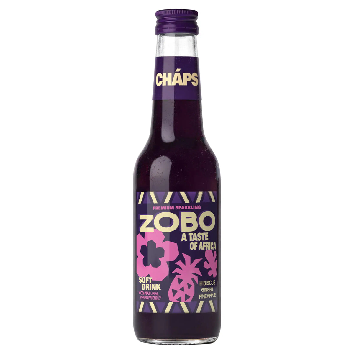 CHAPS PREMIUM Hibiscus, Ginger, Pineapple ZOBO soft DRINK 275ml — image 1
