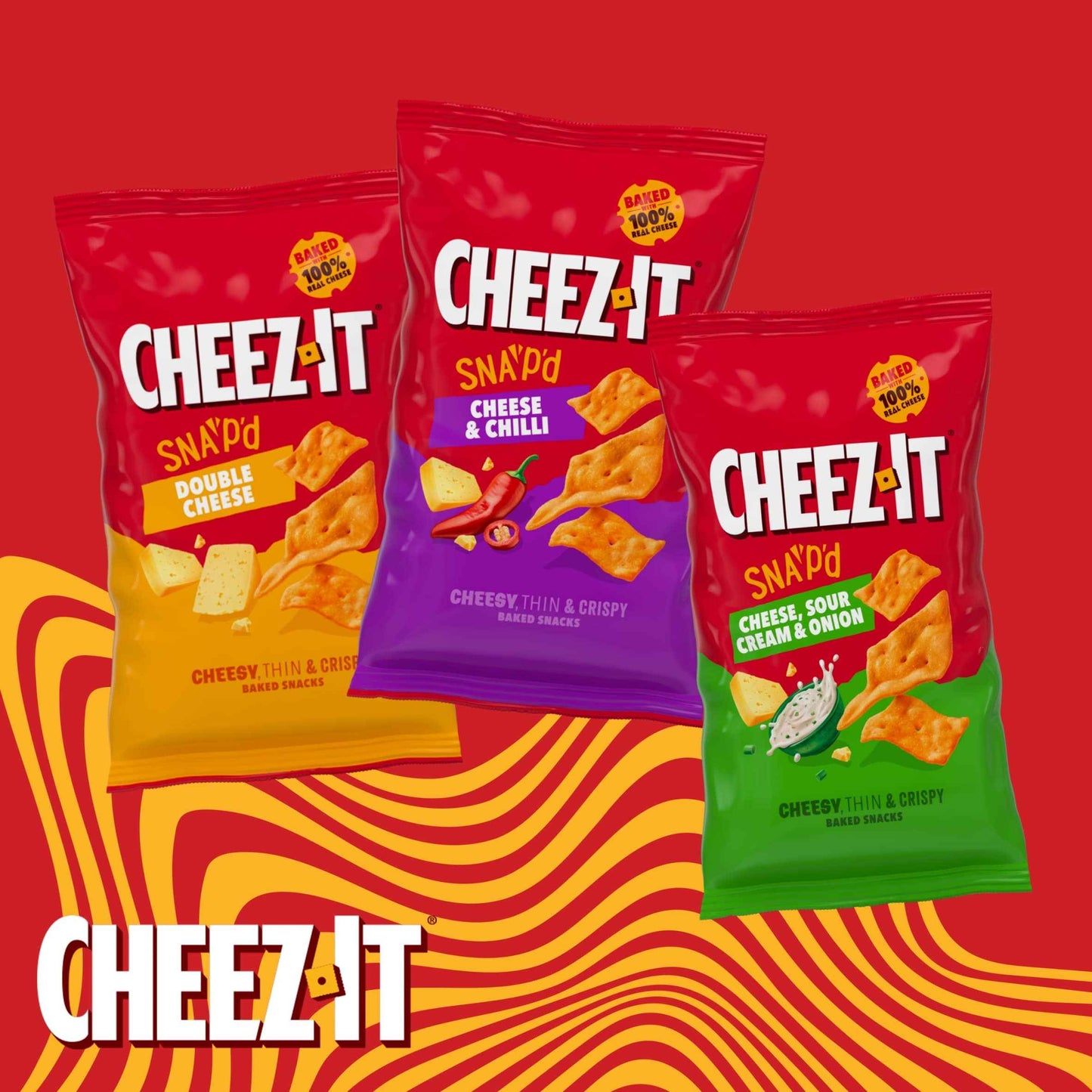 CHEEZ-IT Cheese & Chilli 150g 150g pack shot