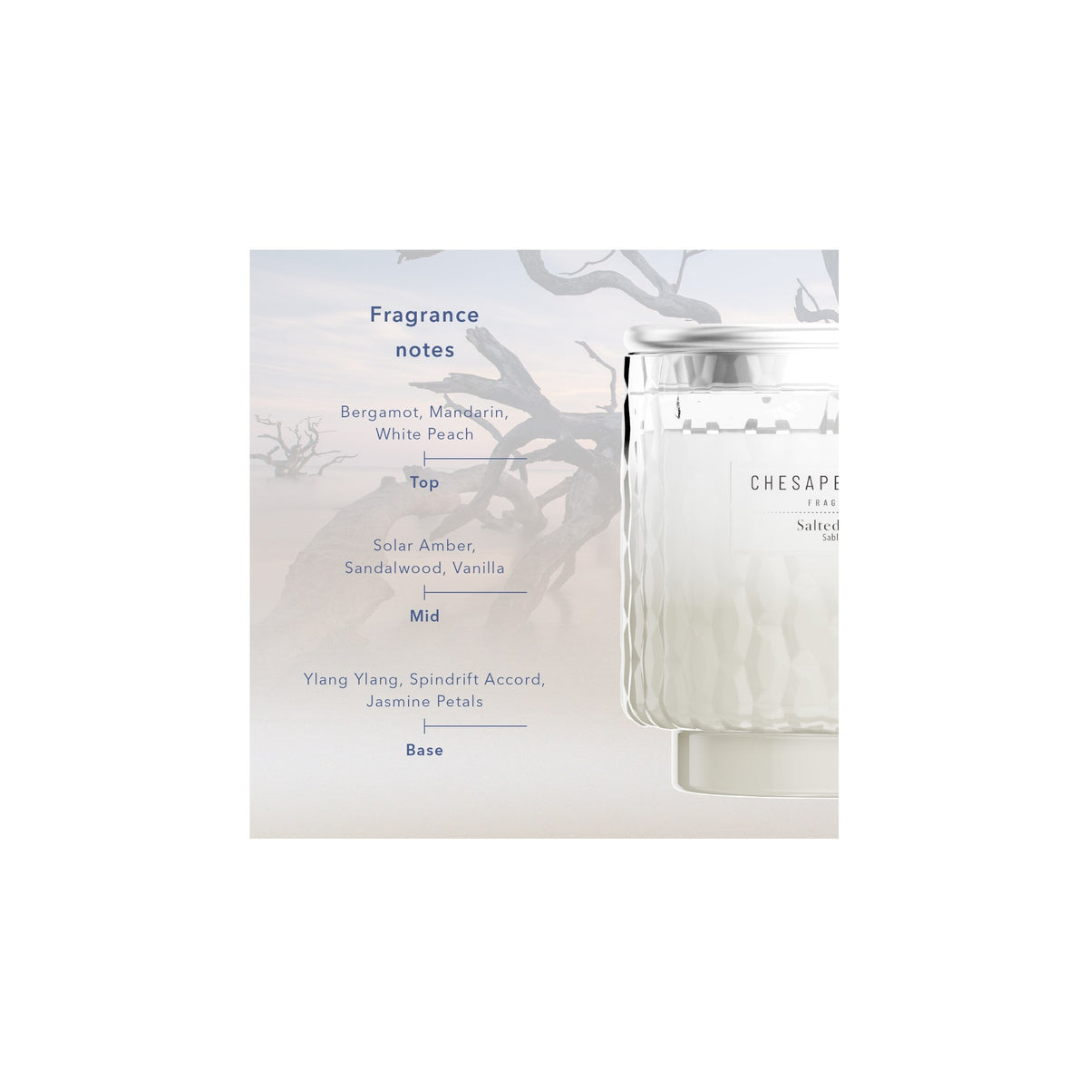 Chesapeake Bay Salted Sands Small Candle 127g — image 3