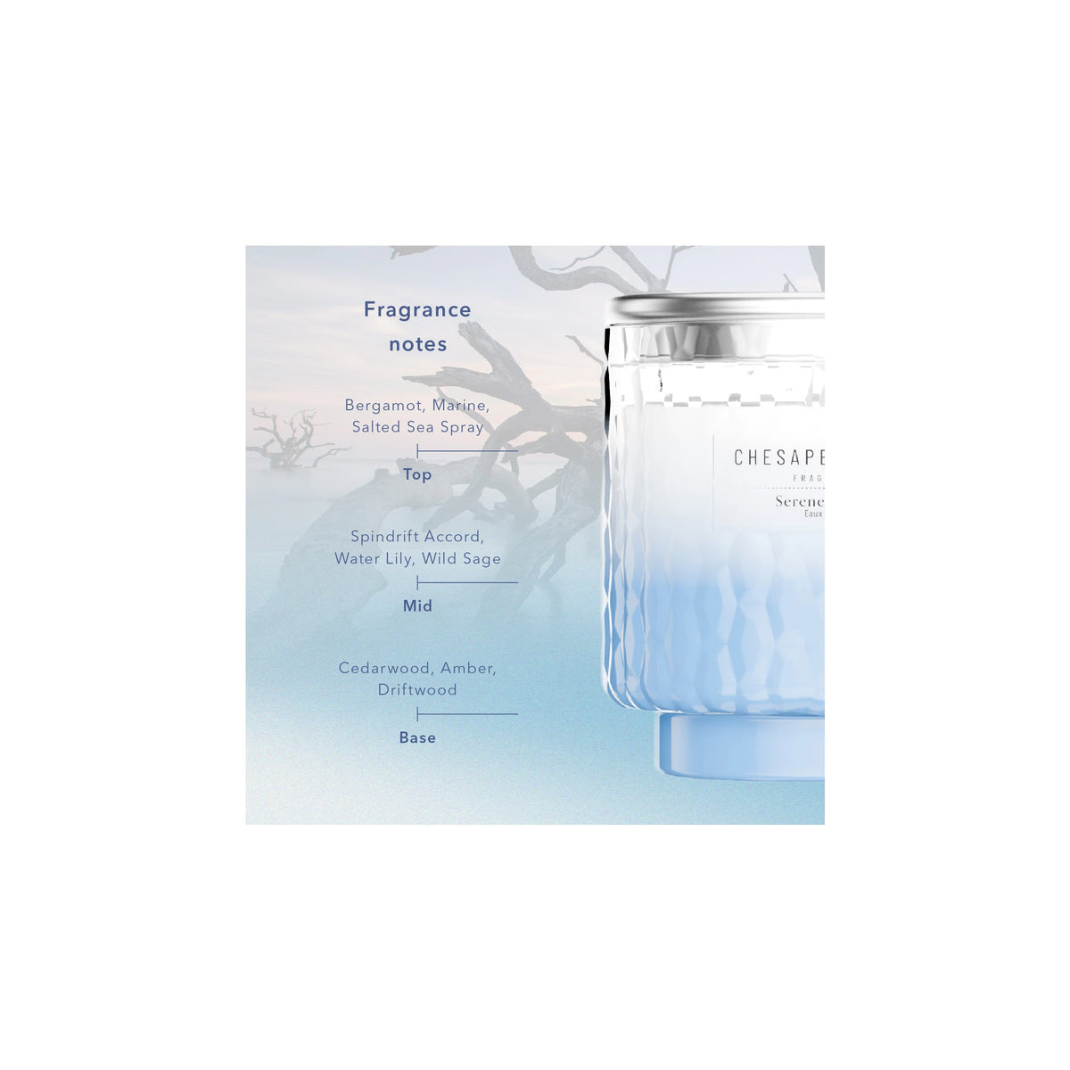 Chesapeake Bay Serene Waters Small Candle 127g — image 3