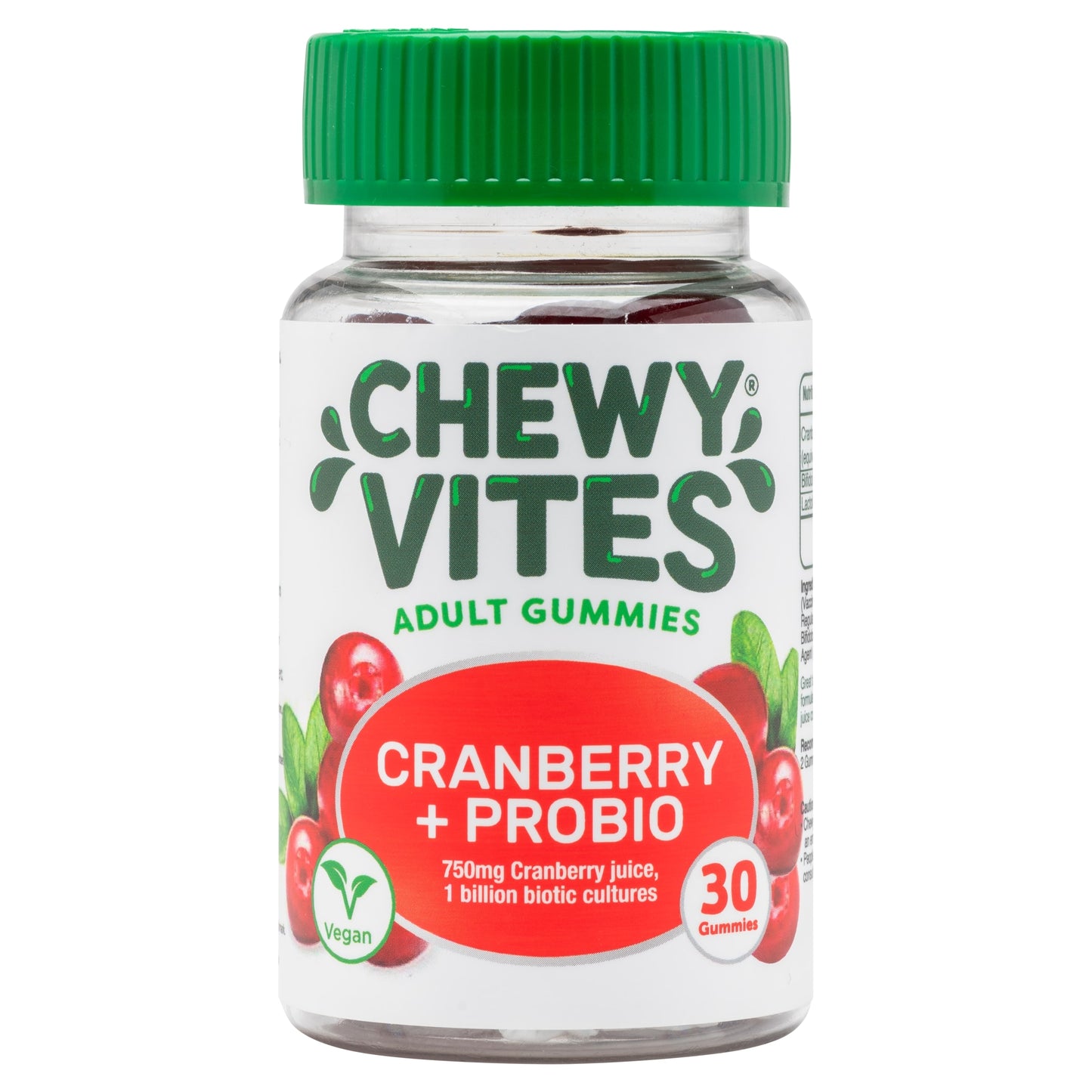Chewy Vites Adult Cranberry + Probio Gummies 30 Pack — image 1