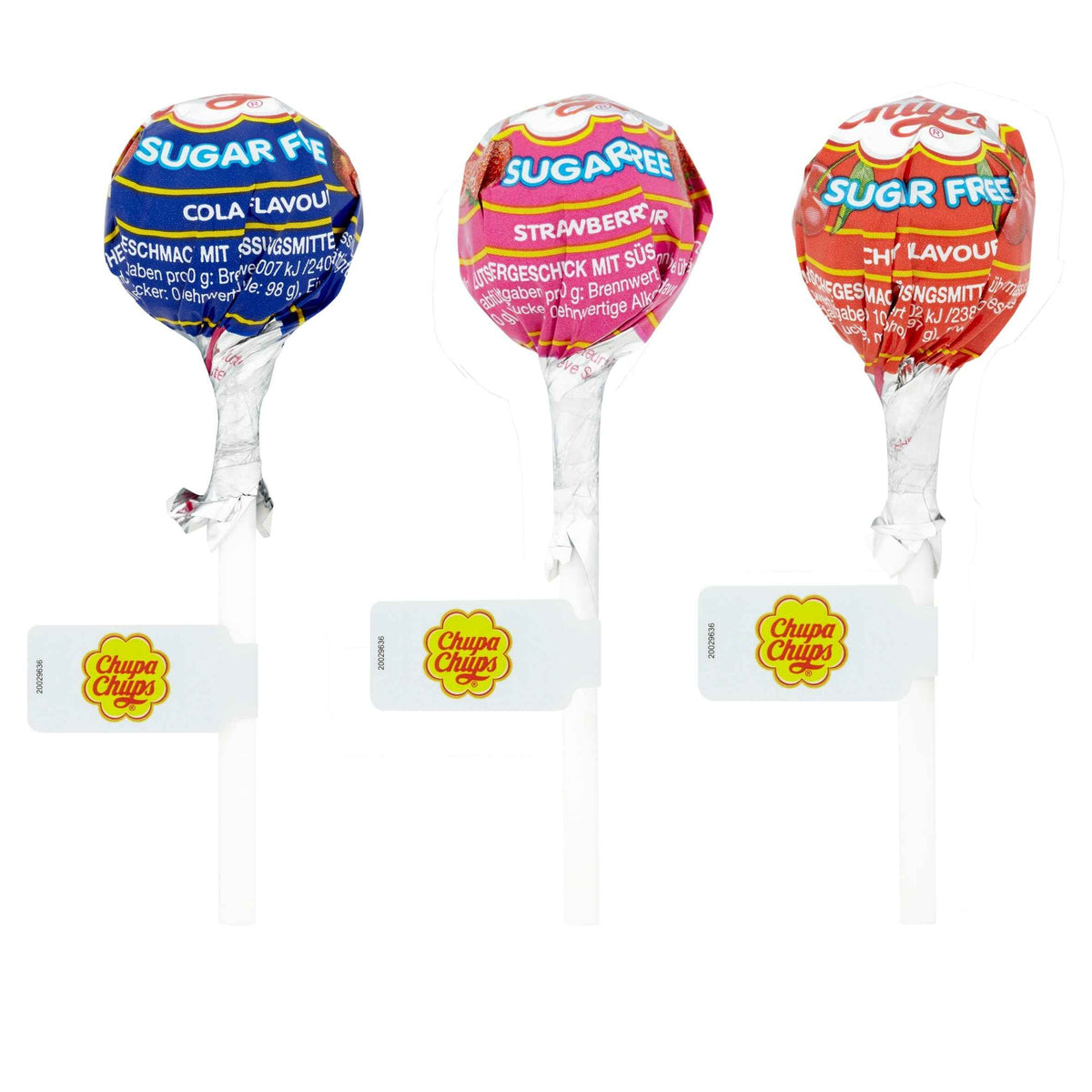 Chupa Chups Sugar Free Lolly 11g pack shot